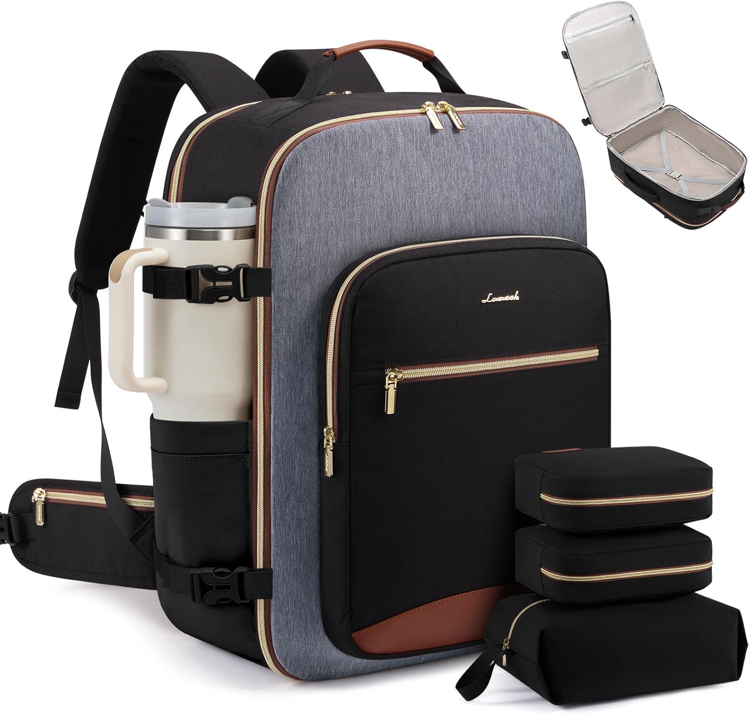 LOVEVOOK 40L Travel Backpack for Women & Men