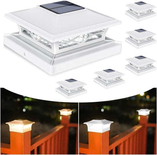 VOLISUN Solar Post Cap Lights for Dock Fence