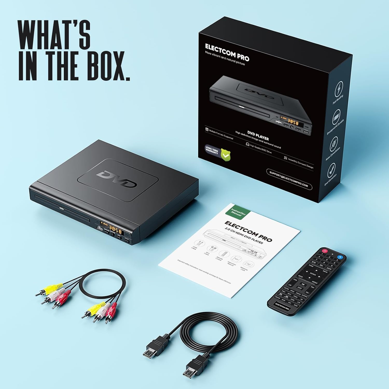 DVD Player with HDMI All Region Simple CD Player