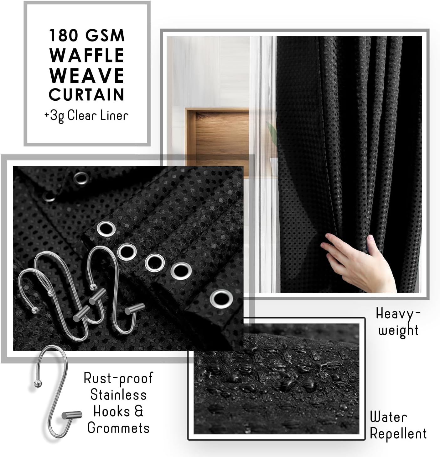 Clara Clark Bathroom Accessories Set