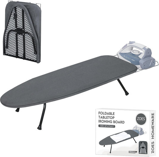 Metal Mesh Panel Tabletop Ironing Board