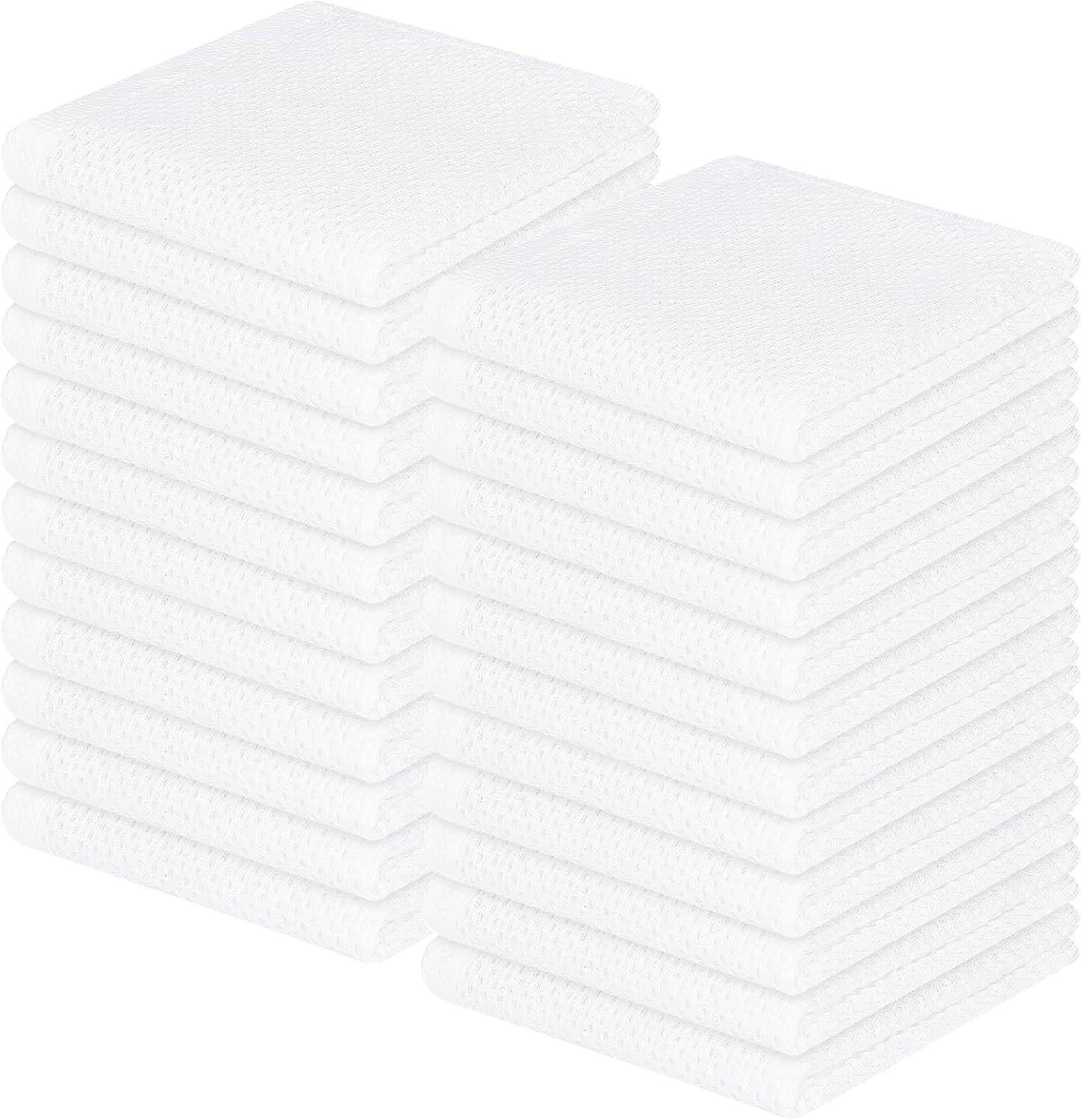 Homaxy 100% Cotton Waffle Dish Cloths