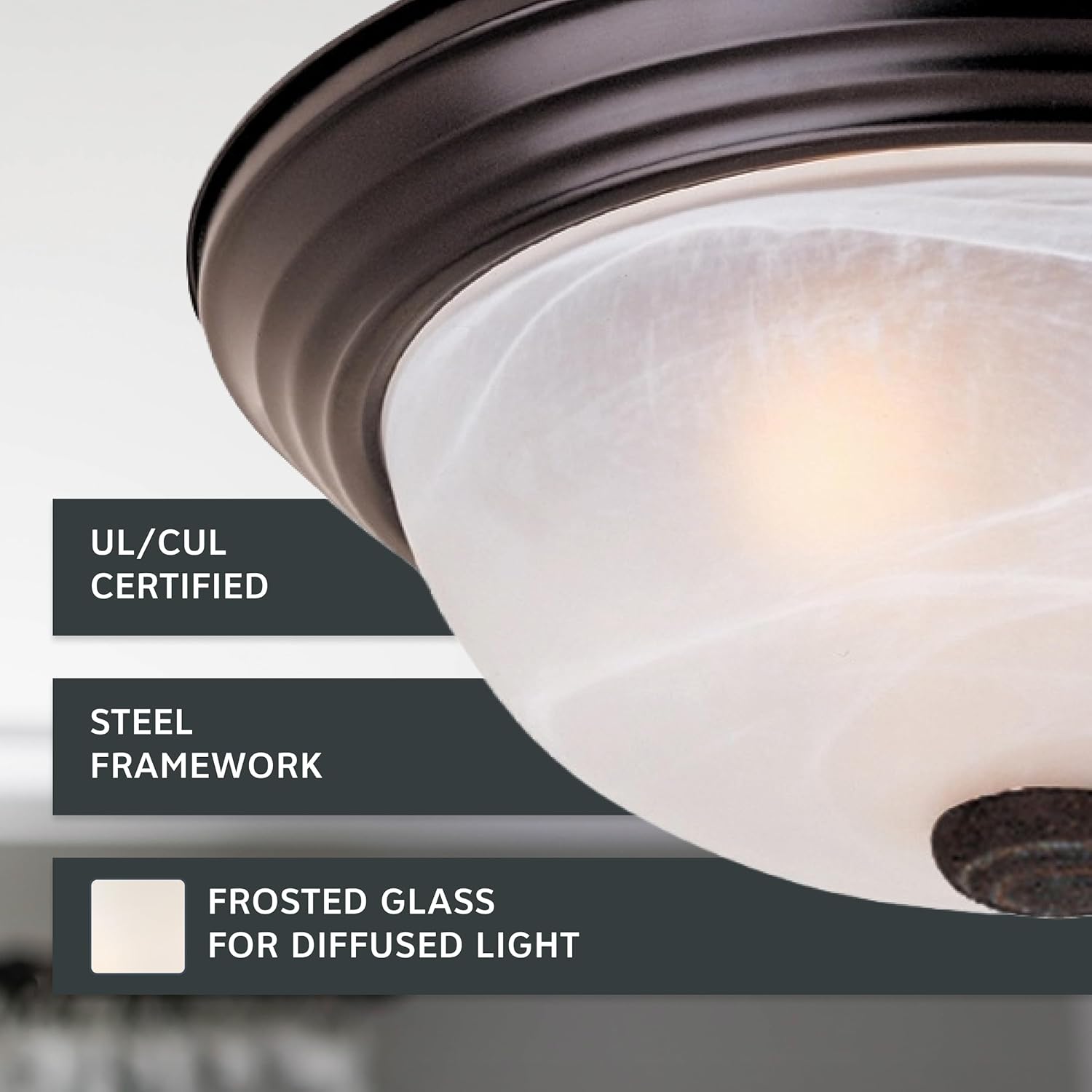 DESIGNERS FOUNTAIN Reedley 2-Lights Flush Mount