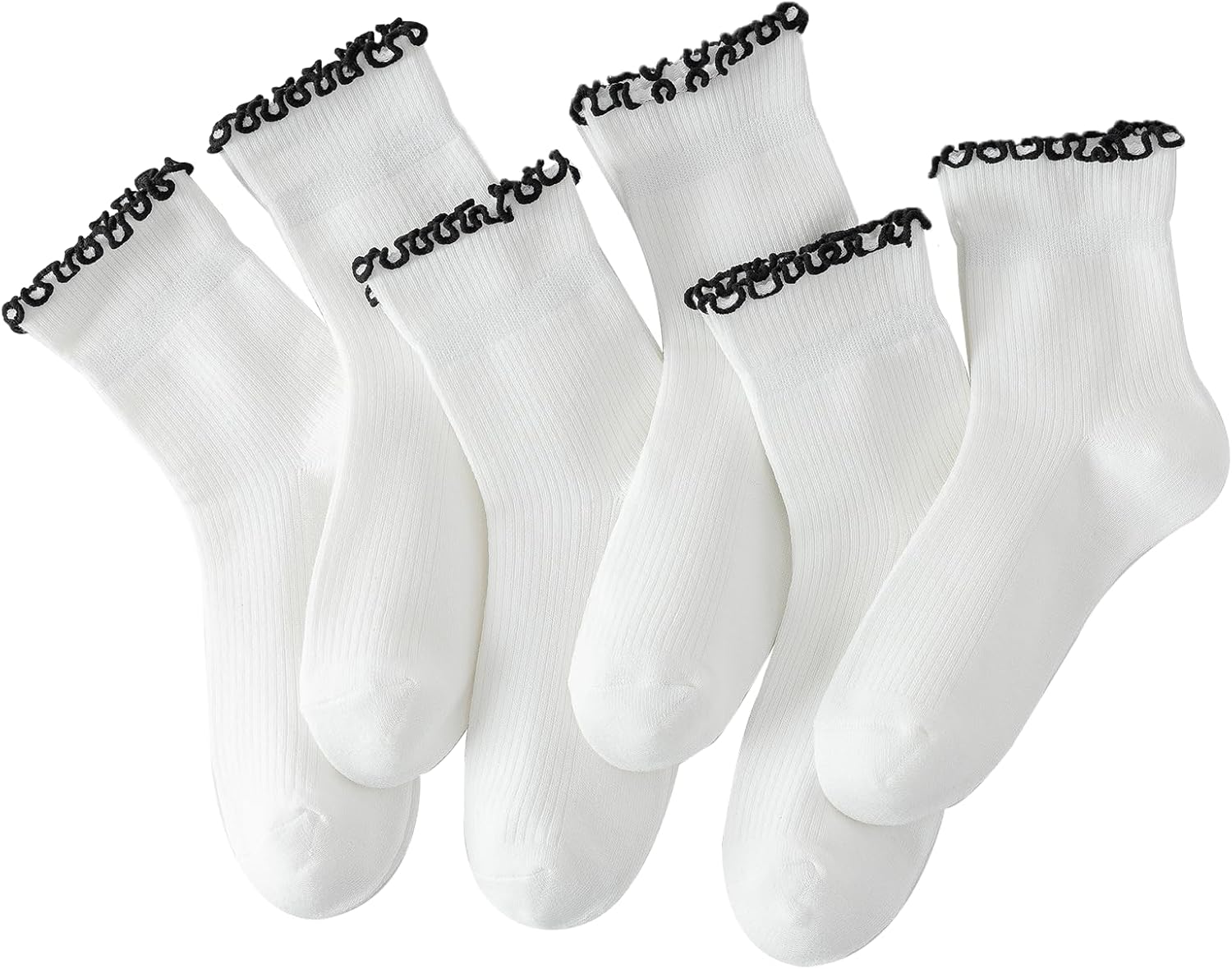 Hstyle Women’s Ruffle Ankle Socks