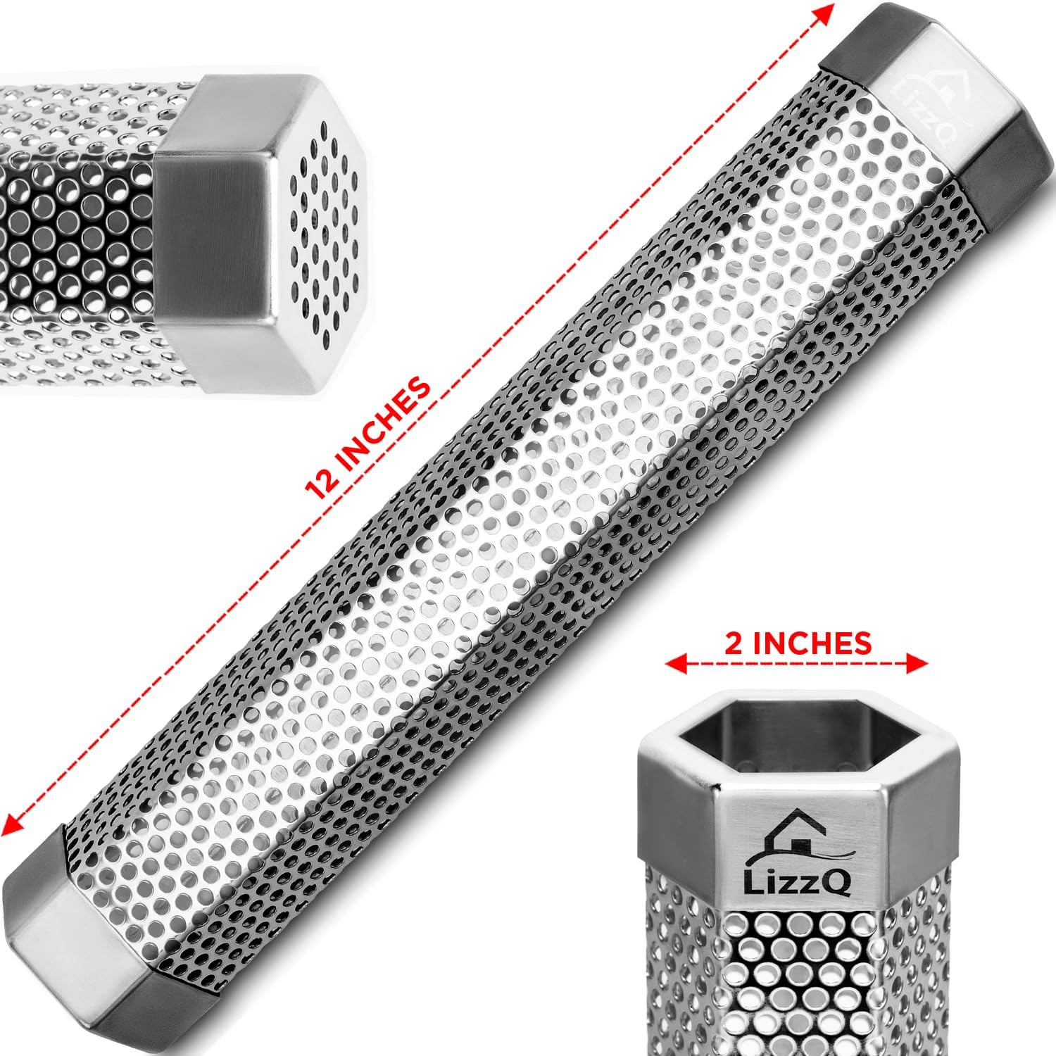 Premium Pellet Smoker Tube of Billowing Smoke