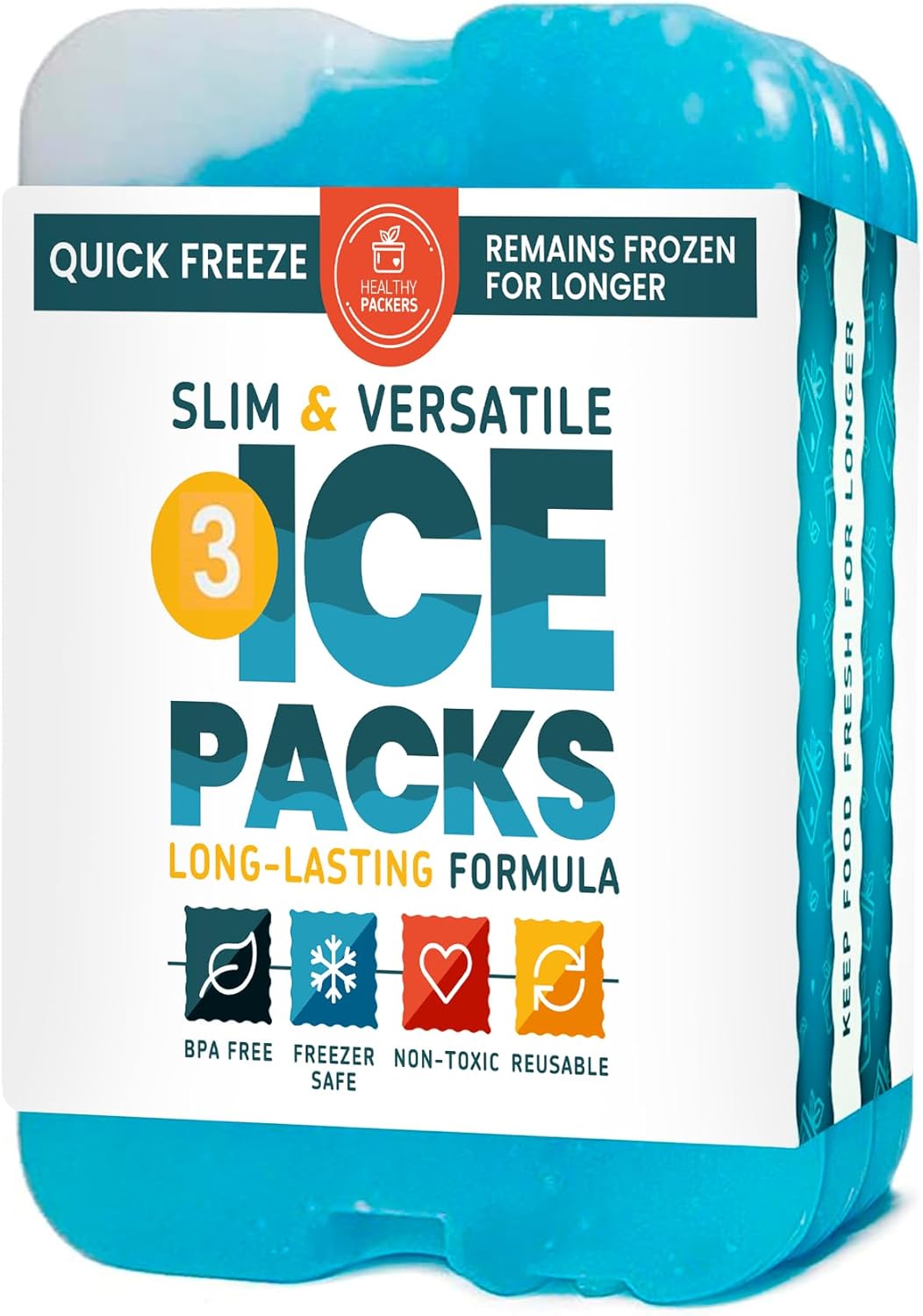 Healthy Packers Ice Packs – Reusable Cooler