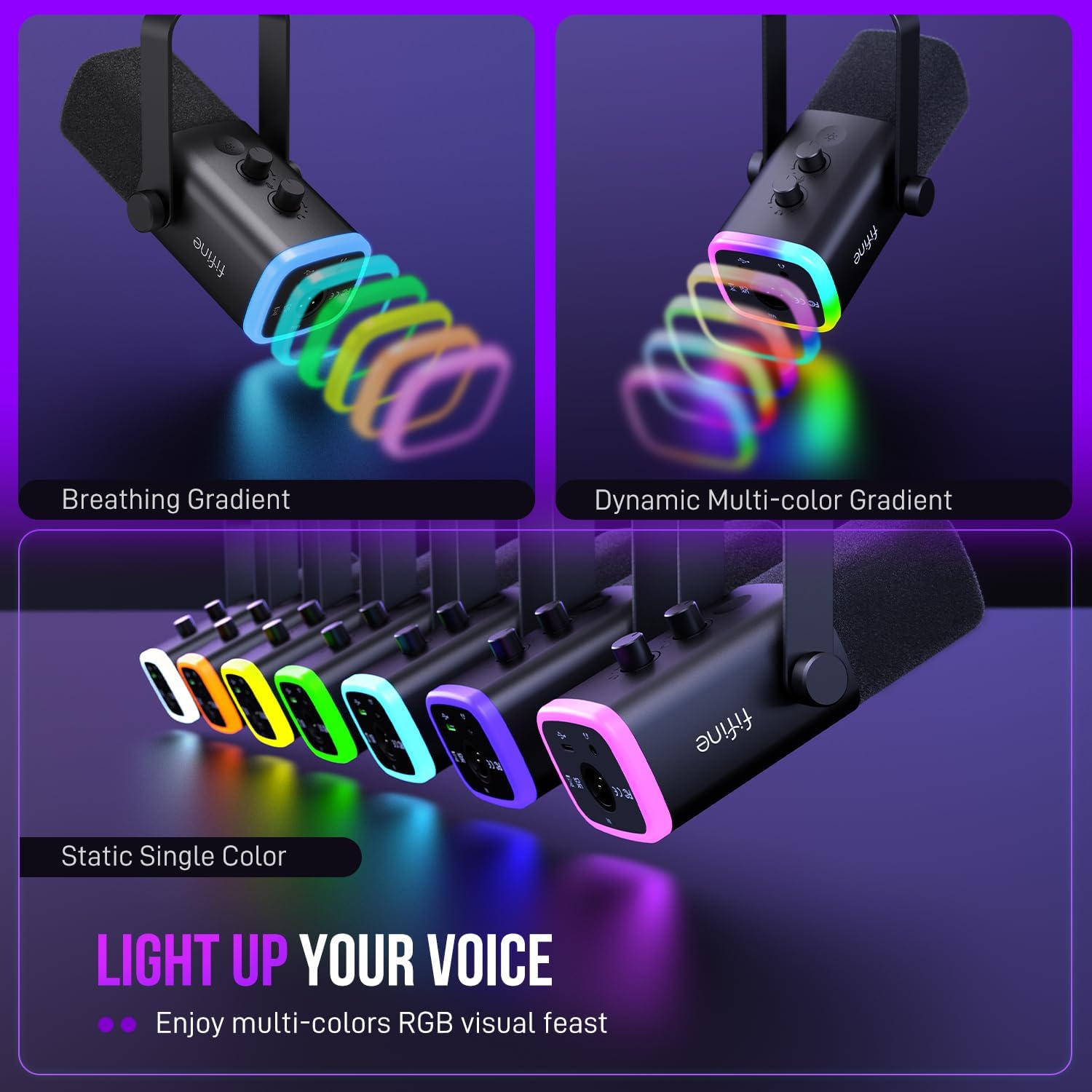 FIFINE AM8 USB/XLR Dynamic Microphone