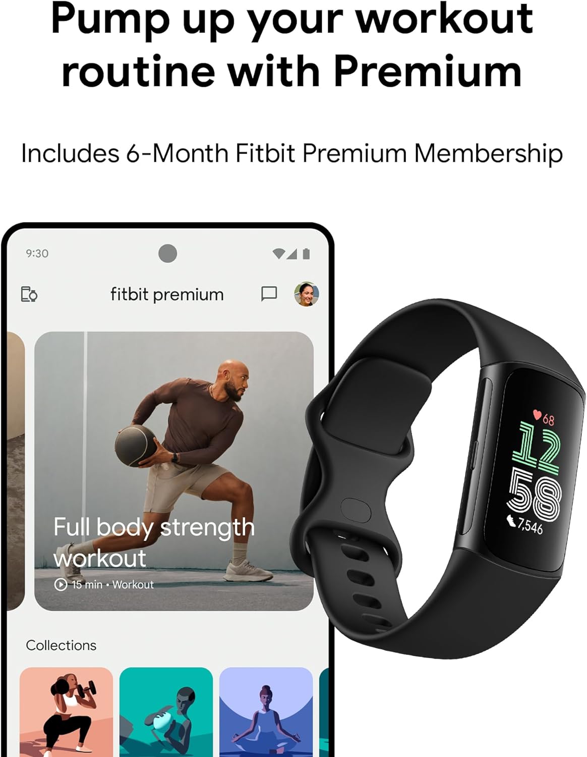 Fitbit Charge 6 – Fitness Tracker with GPS
