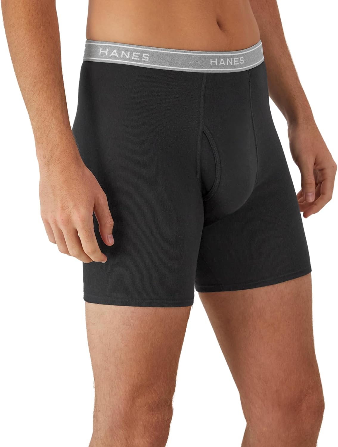 Hanes Men’s Boxer Briefs Cool Dri Cotton