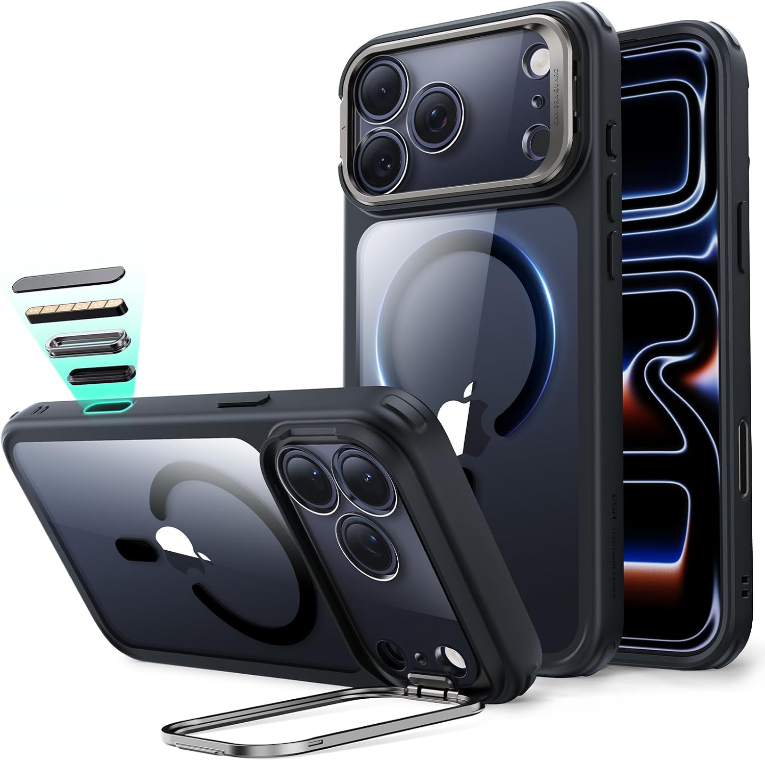ESR for iPhone 17 Pro Max Case with Stash Stand