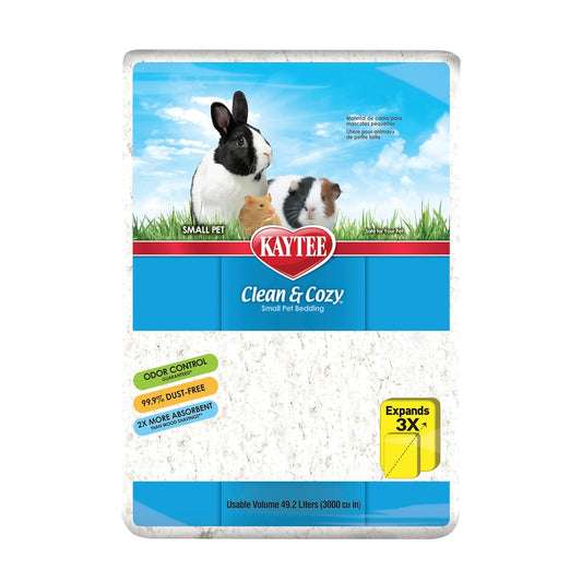 Kaytee Clean & Cozy White Paper Bedding for Small Pets