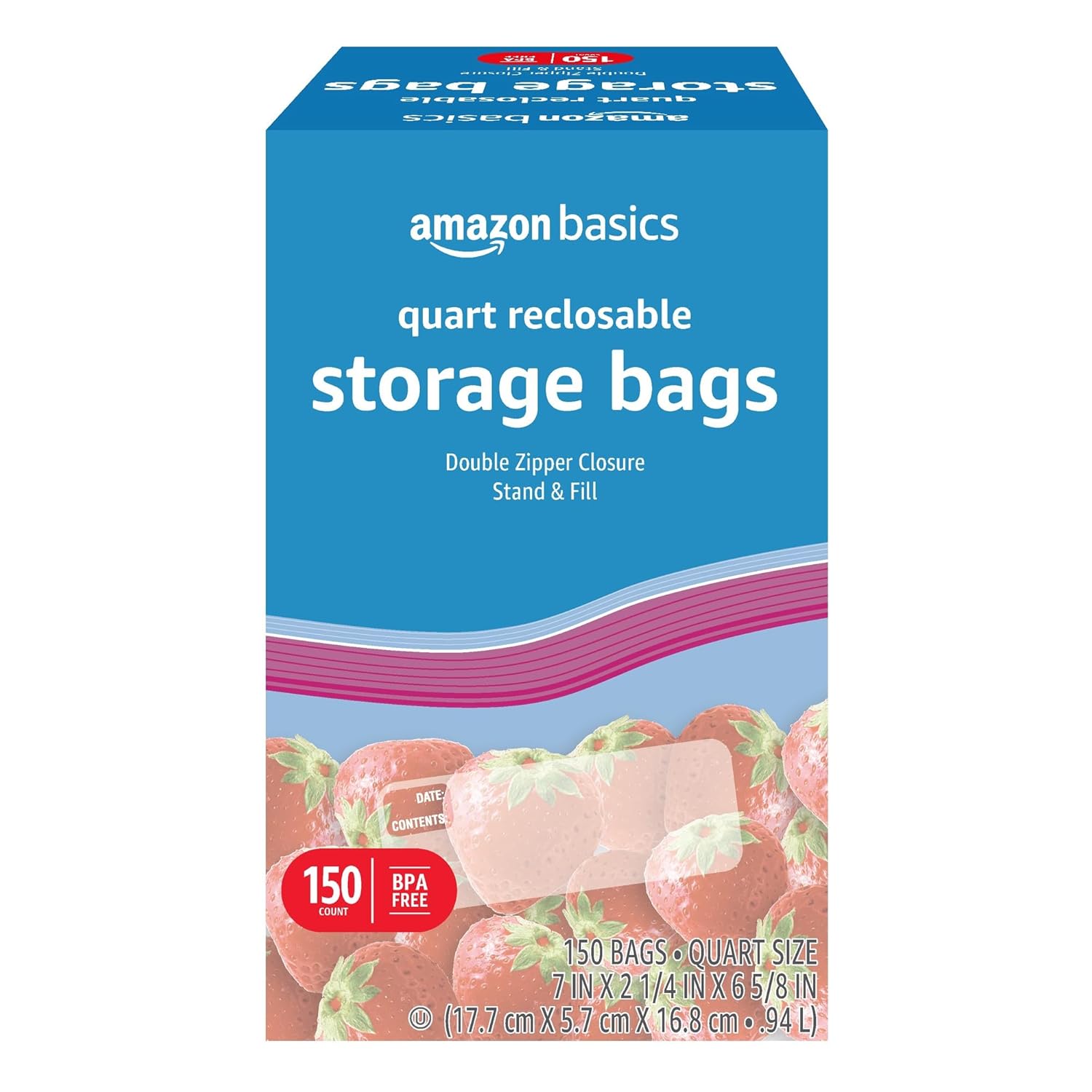 Amazon Basics Gallon Food Storage Bags