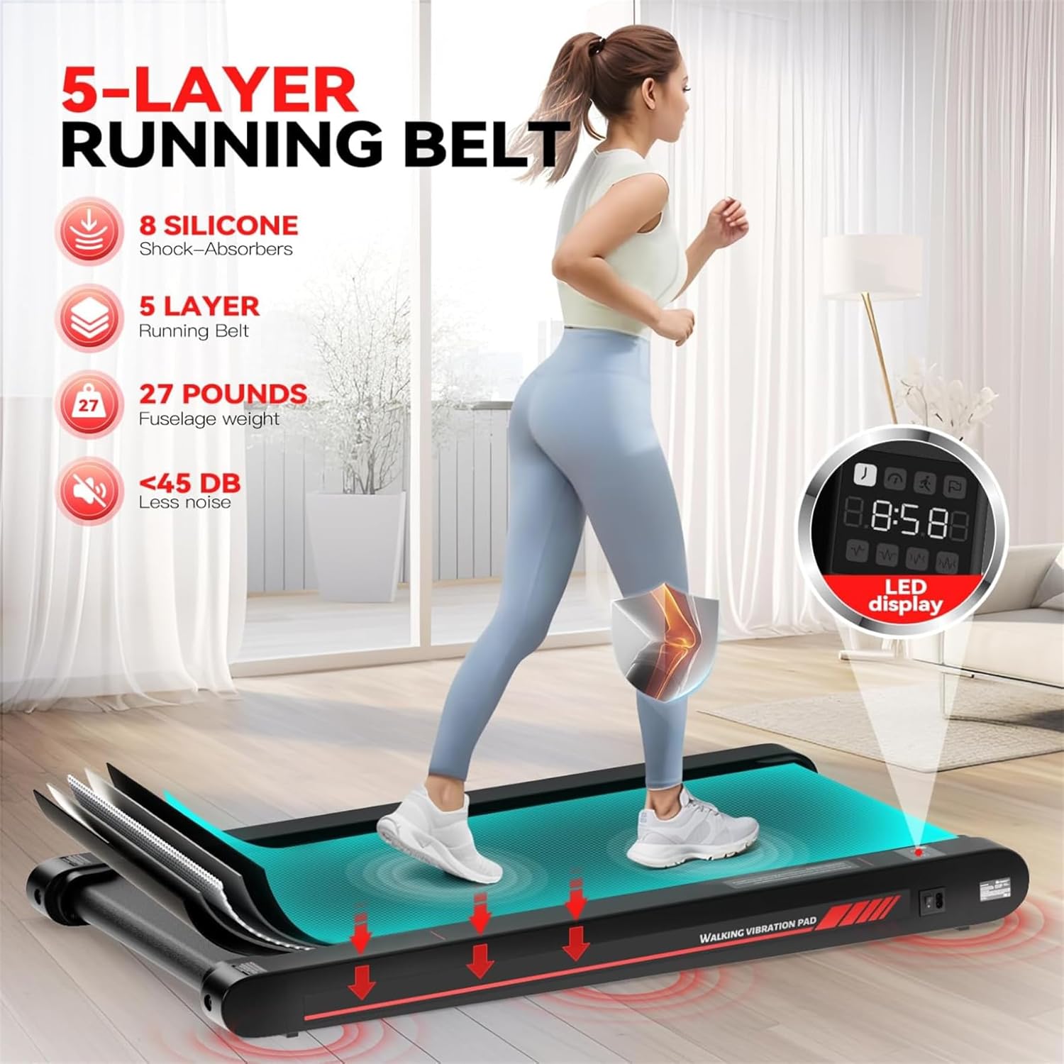 Sperax 3-in-1 Walking Vibration Pad