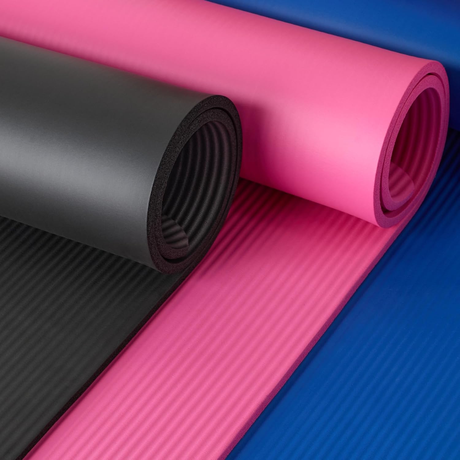 Amazon Basics Extra Thick Yoga Mat for Fitness