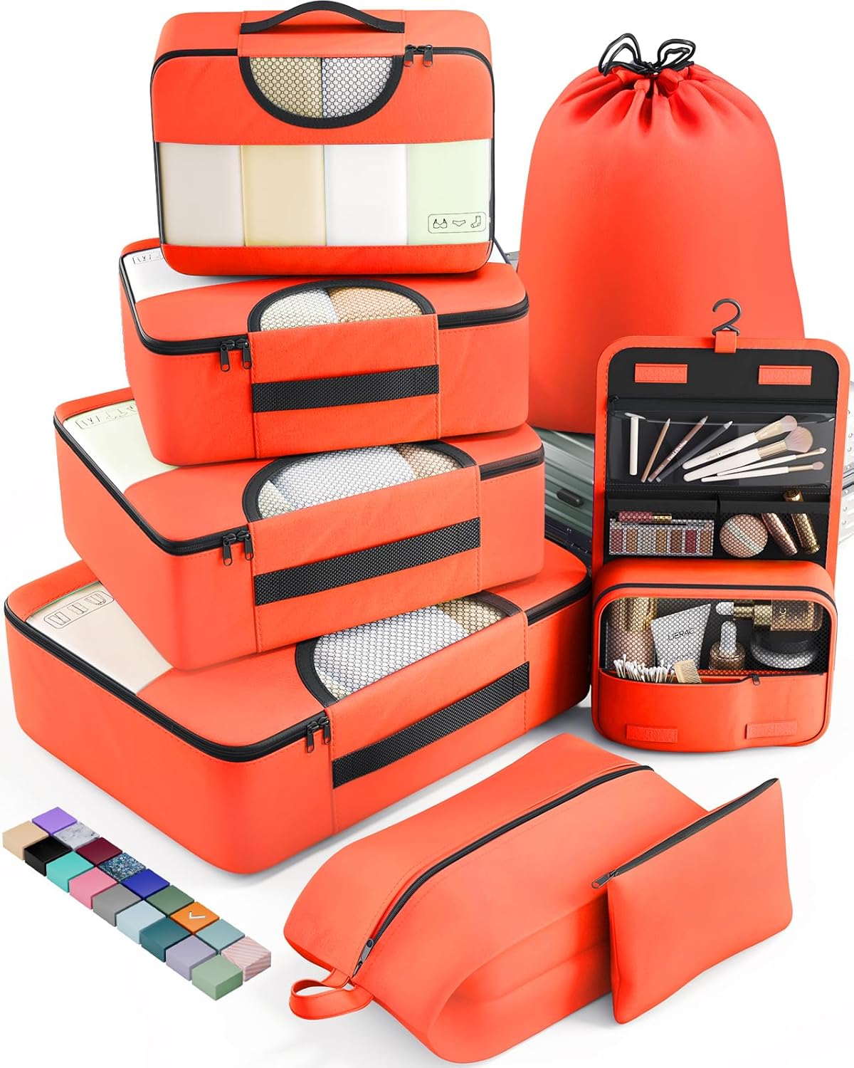 Veken Packing Cubes Set, Travel Luggage Organizers