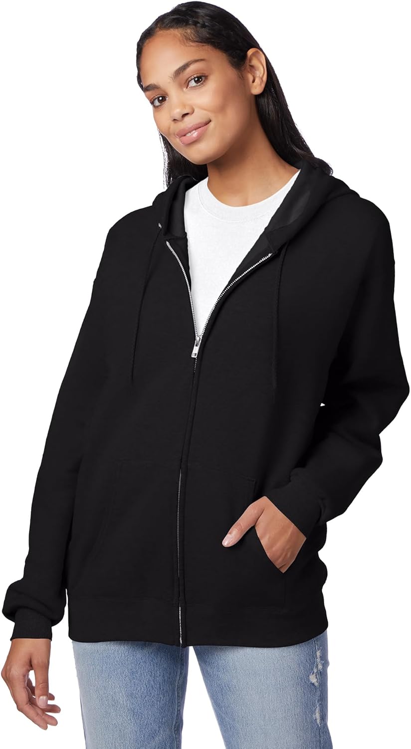 Hanes, Ecosmart Fleece Full-zip Hoodie for Men, Hooded Sweatshirt