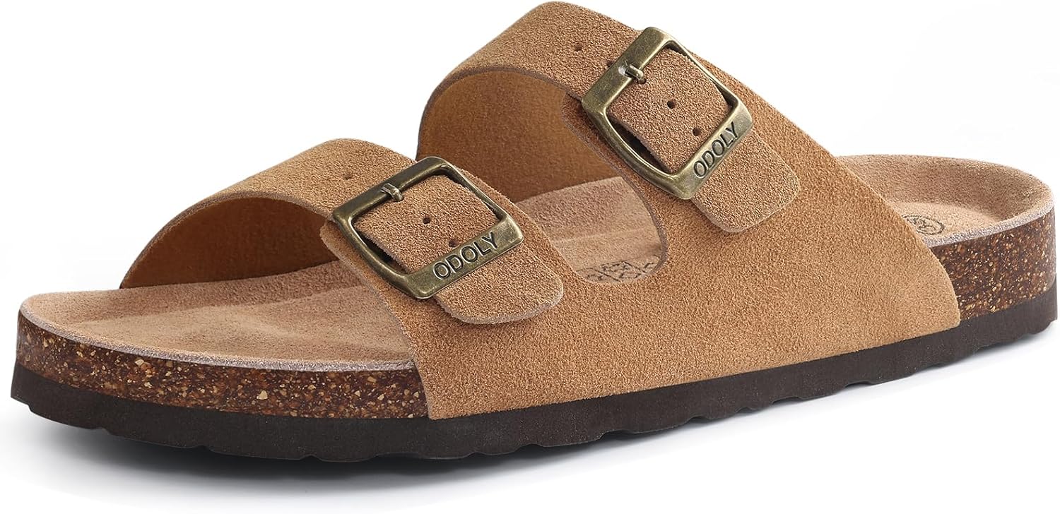 Unisex Cork Footbed Sandals – Arch Support