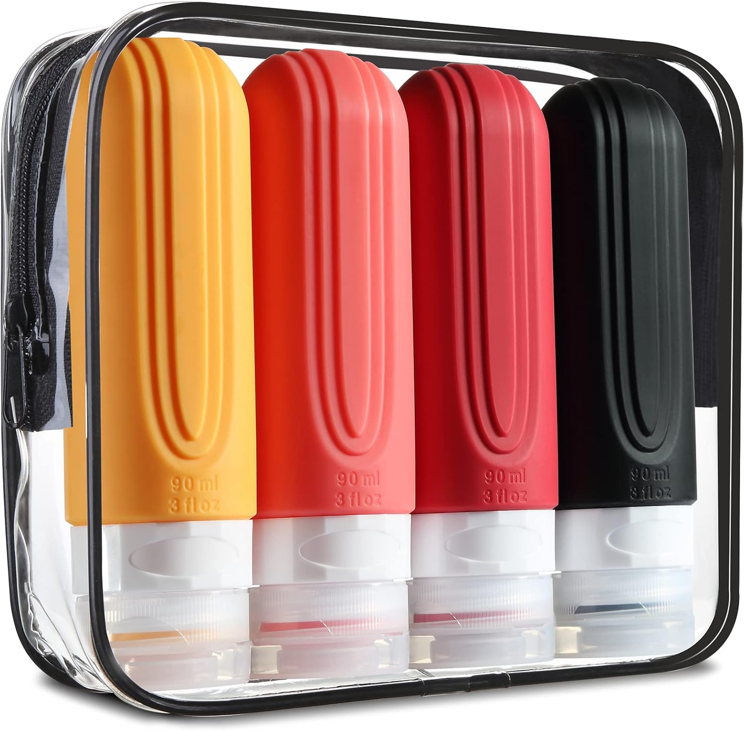 TSA Approved 3oz Leak-Proof Travel Bottles