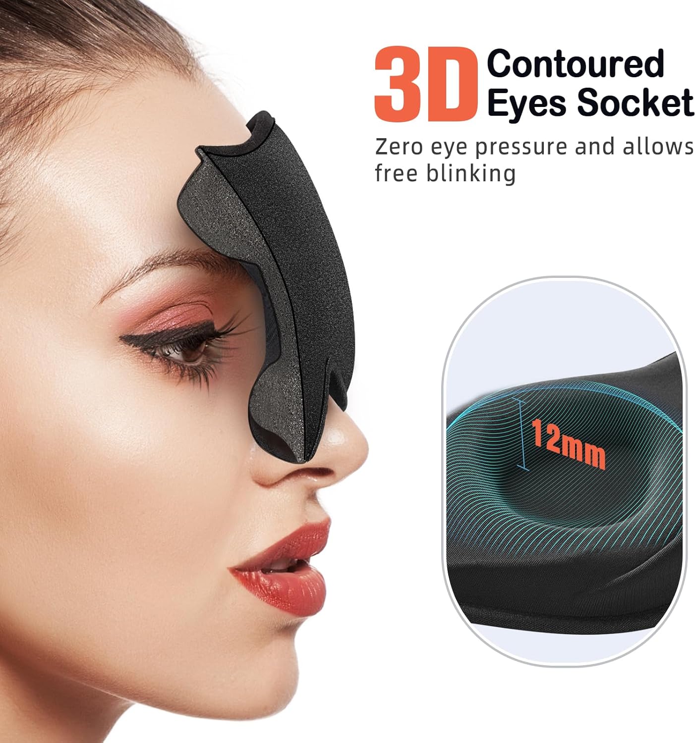LitBear 3D Sleep Mask for Side Sleepers