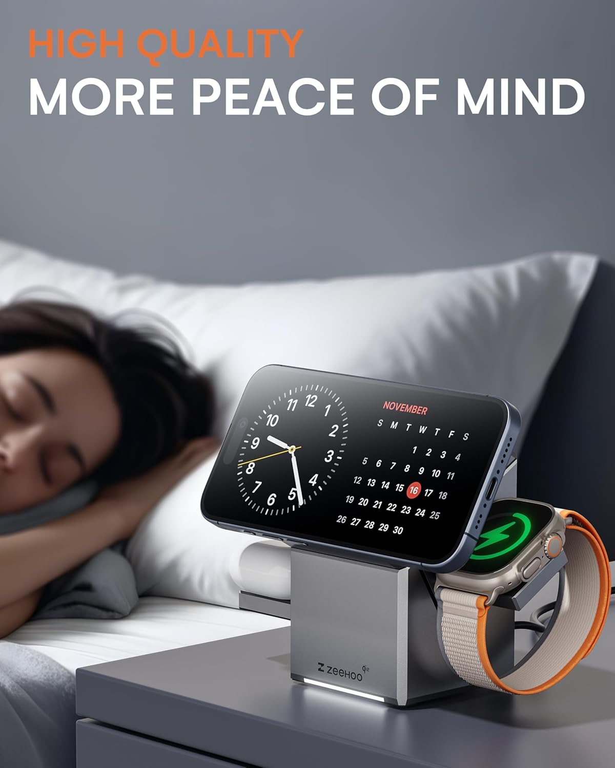 Qi2 Certified Wireless Charger for Apple Devices