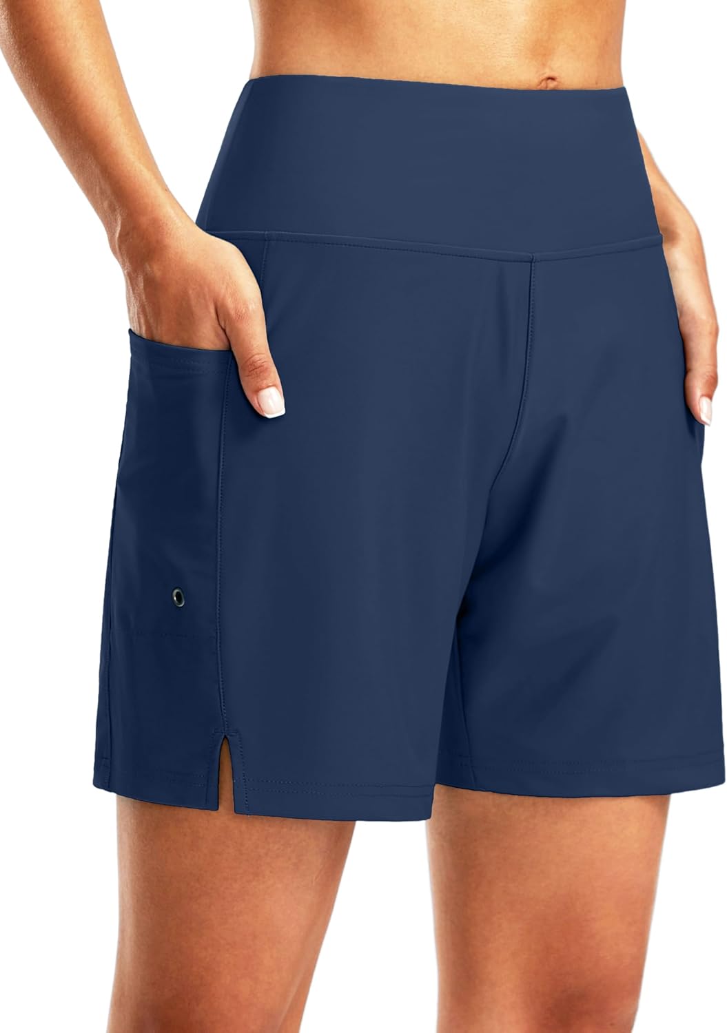Women’s Swim Board Shorts with Liner Pockets