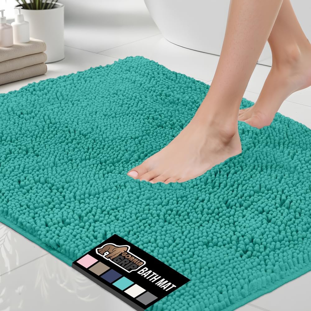 GORILLA GRIP Chenille Bath Rug