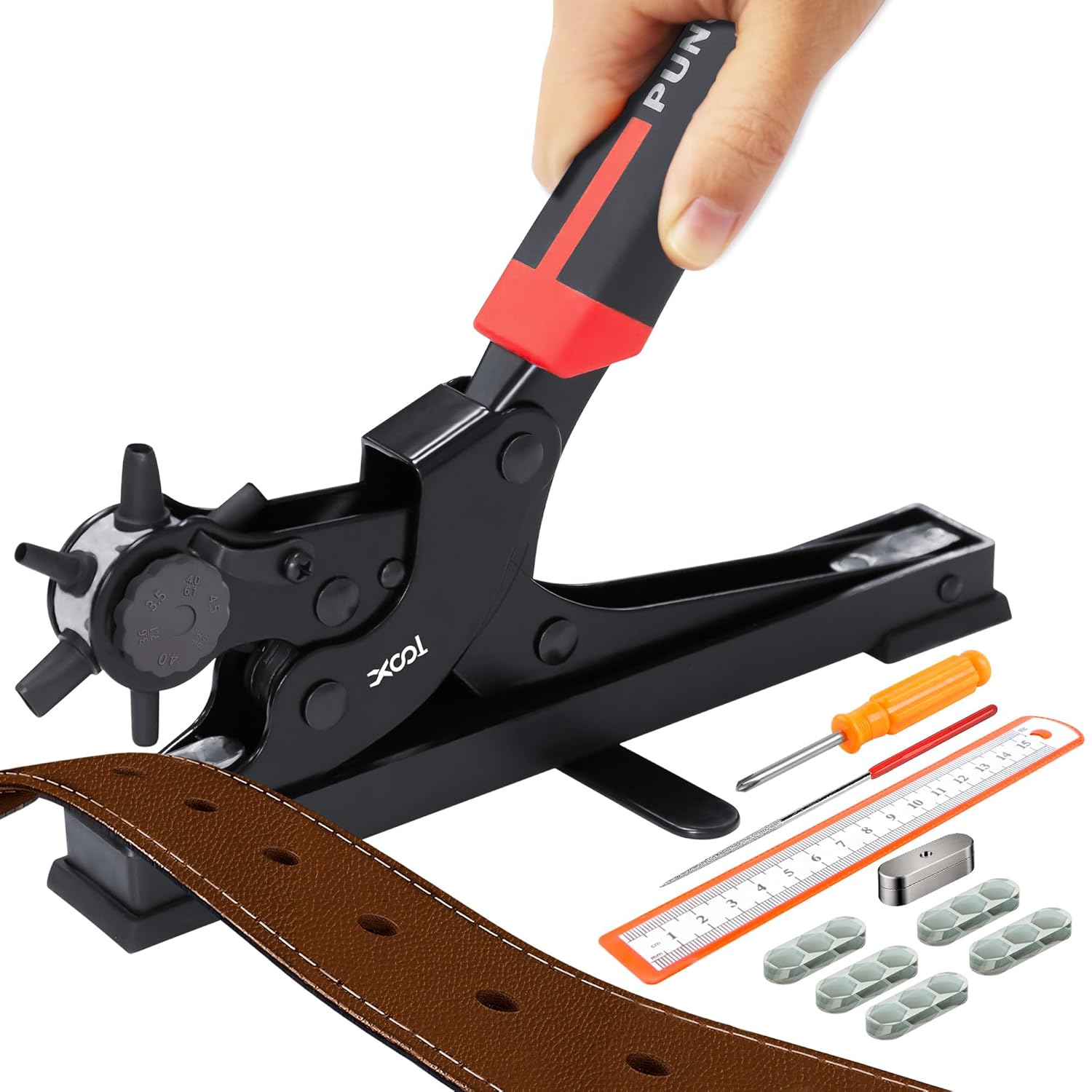 XOOL Leather Hole Punch Plier Kit