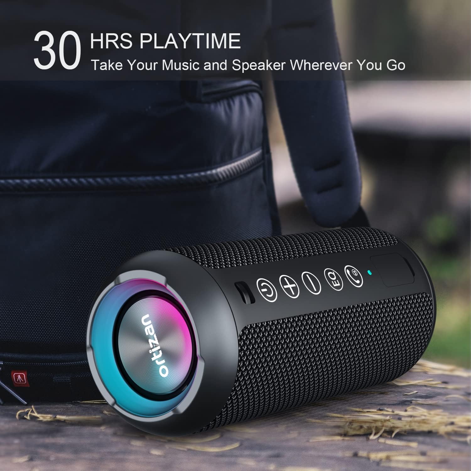 Ortizan Portable Bluetooth Speaker