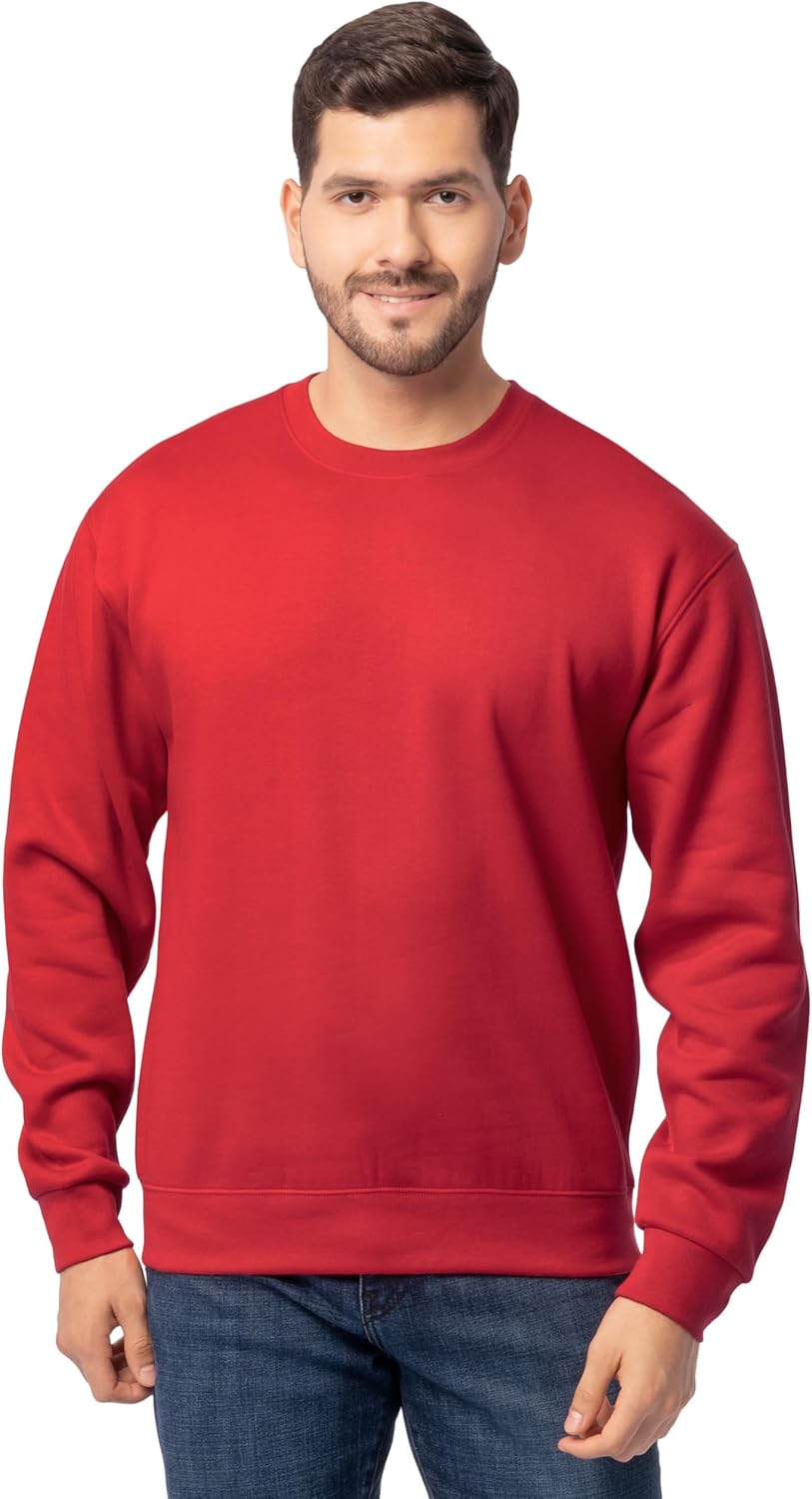 Fruit of the Loom Men's Eversoft Fleece Crewneck Sweatshirts