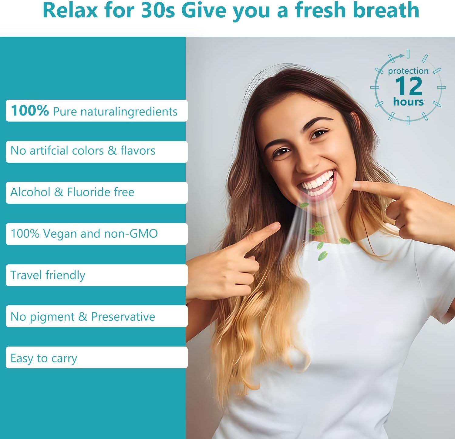 Travel Mouthwash Packets Fresh Mint