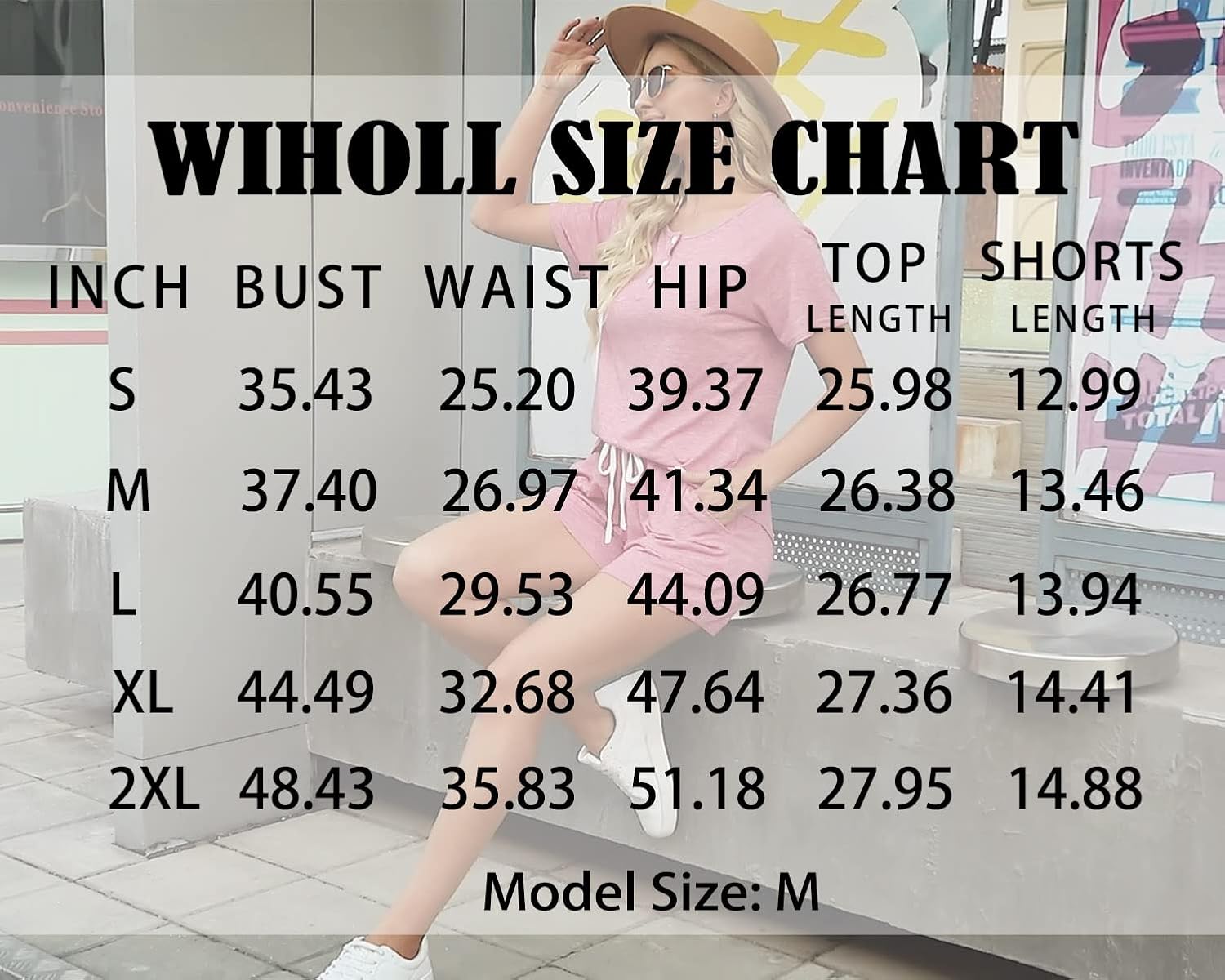 Women’s Summer Two Piece Outfit WIHOLL