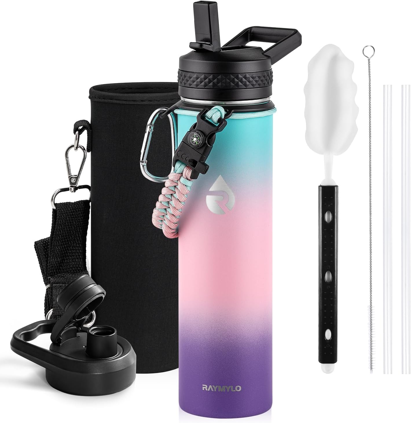 64oz Insulated Water Bottle Stainless Steel