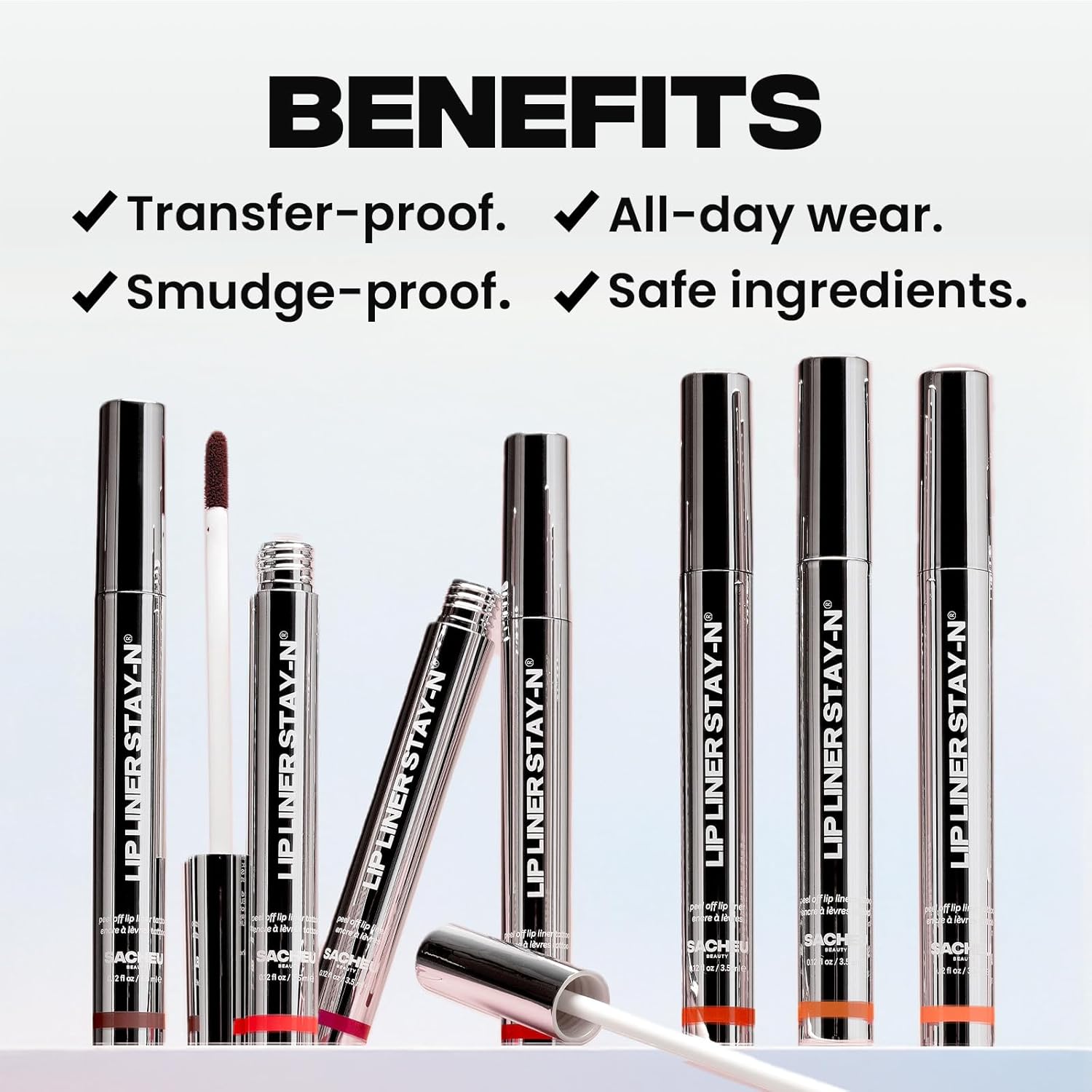 Sacheu Lip Liner STAY-N Peel Off Lip Stain