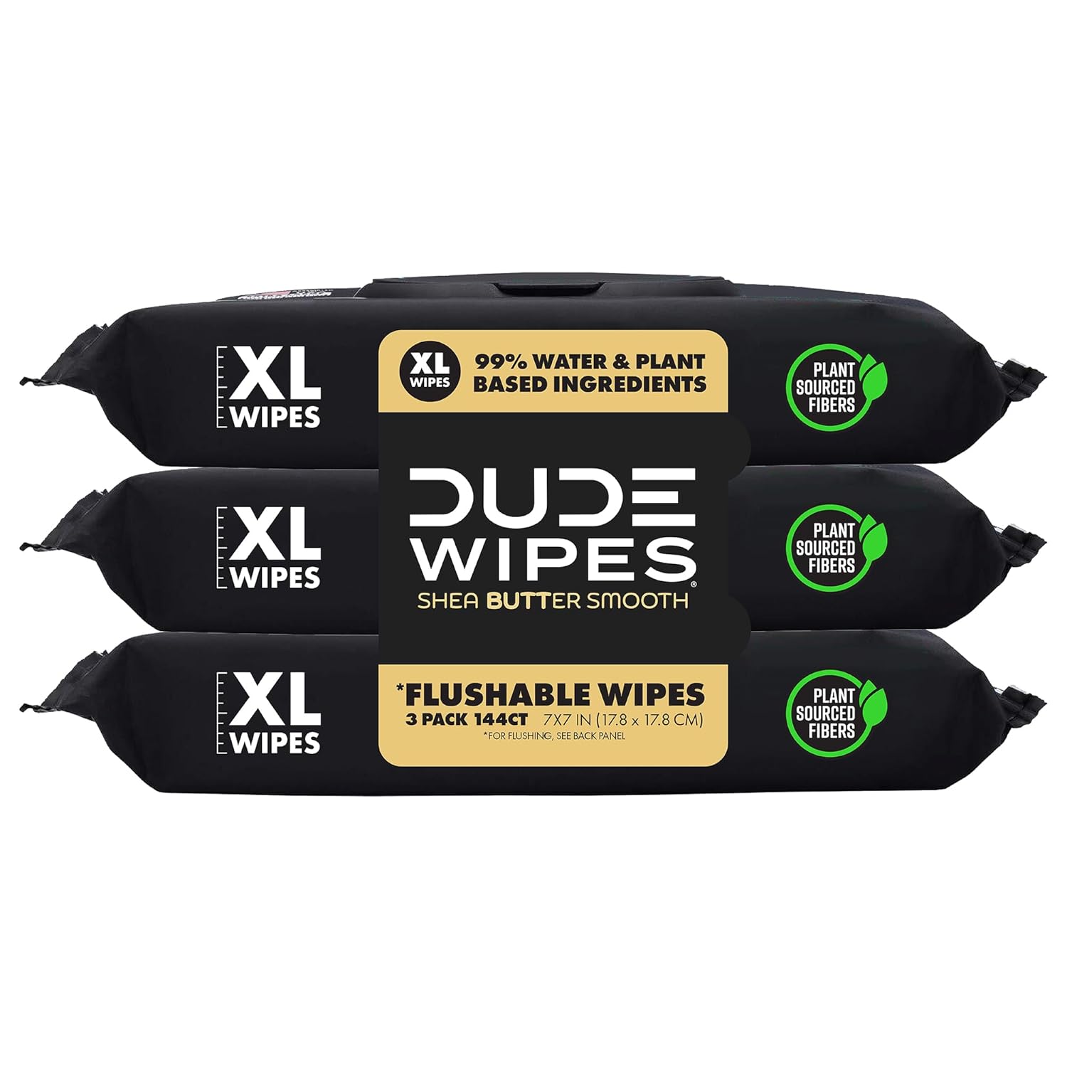 DUDE Wipes Flushable Wipes Unscented Extra-Large