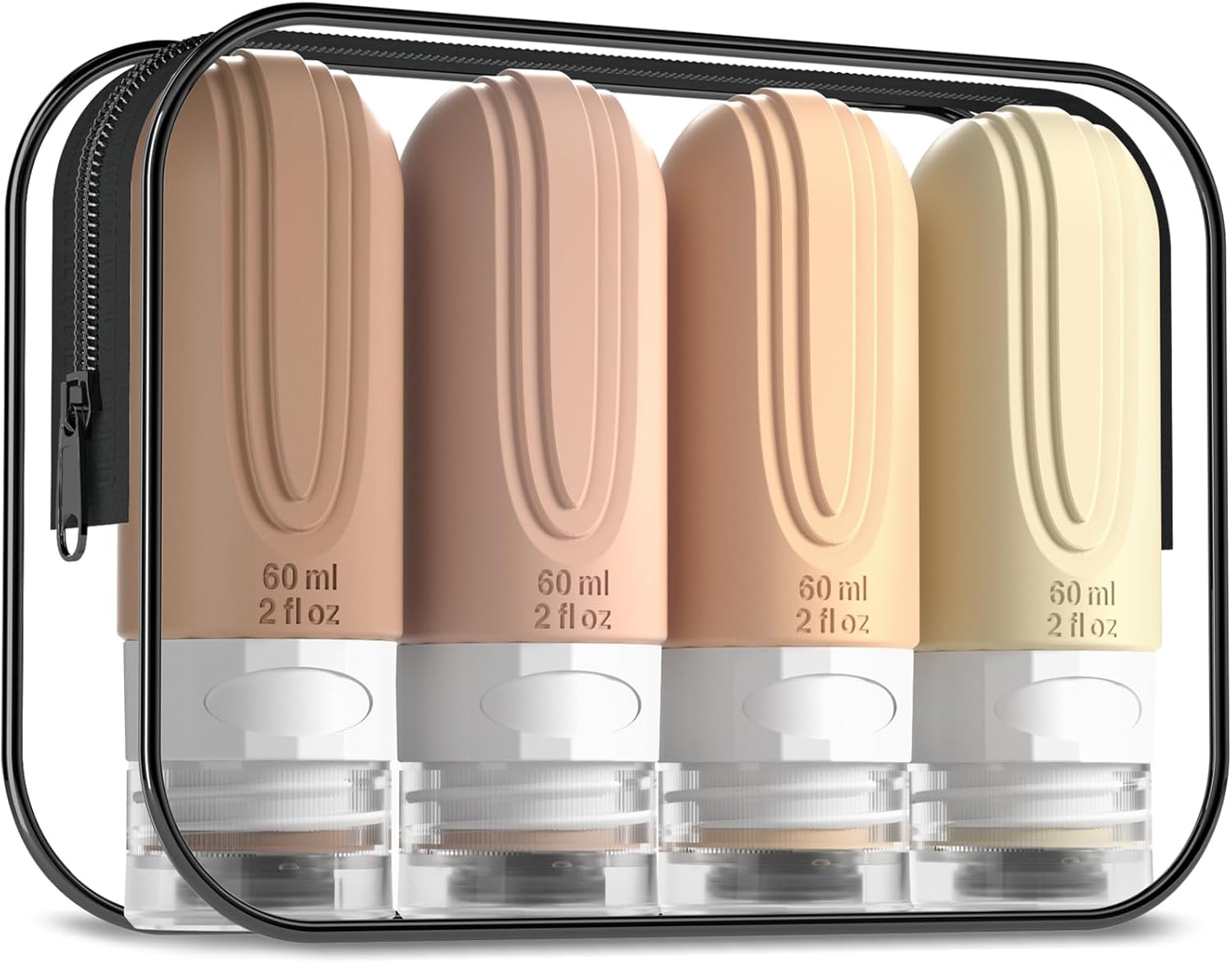 TSA Approved 3oz Leak-Proof Travel Bottles