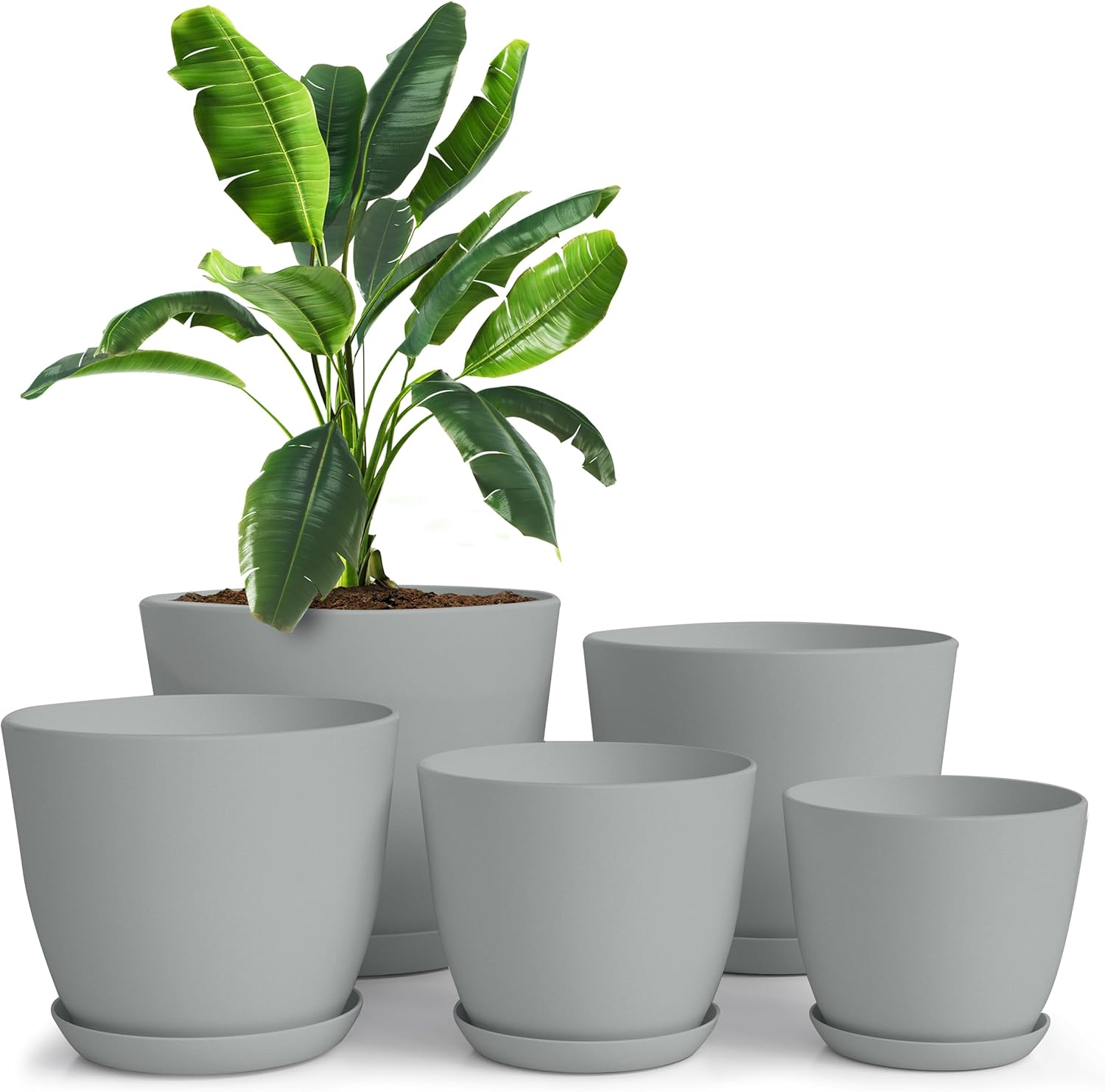 Utopia Home Plant Pots Indoor with Drainage Holes