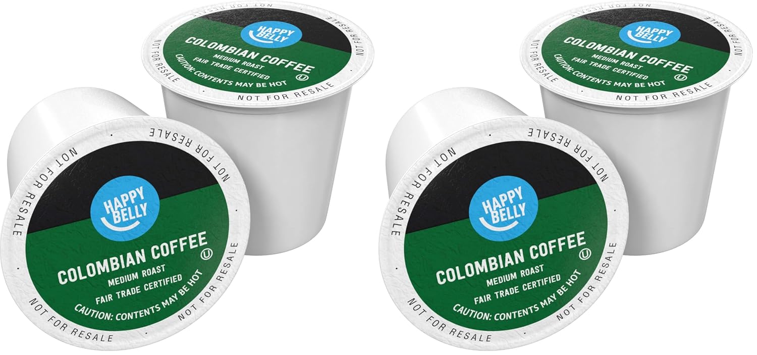 Happy Belly Medium Roast Colombian Coffee Pods