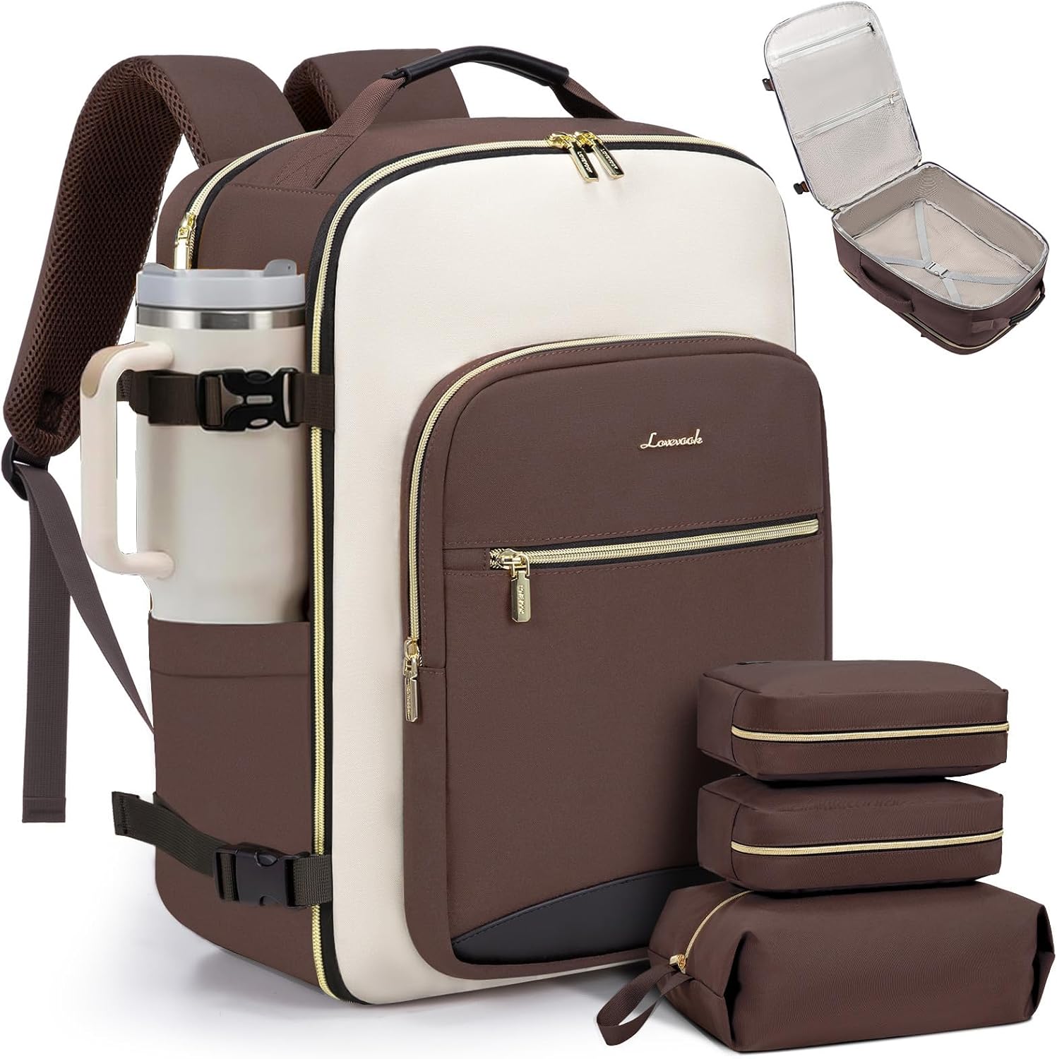 LOVEVOOK 40L Travel Backpack for Women & Men