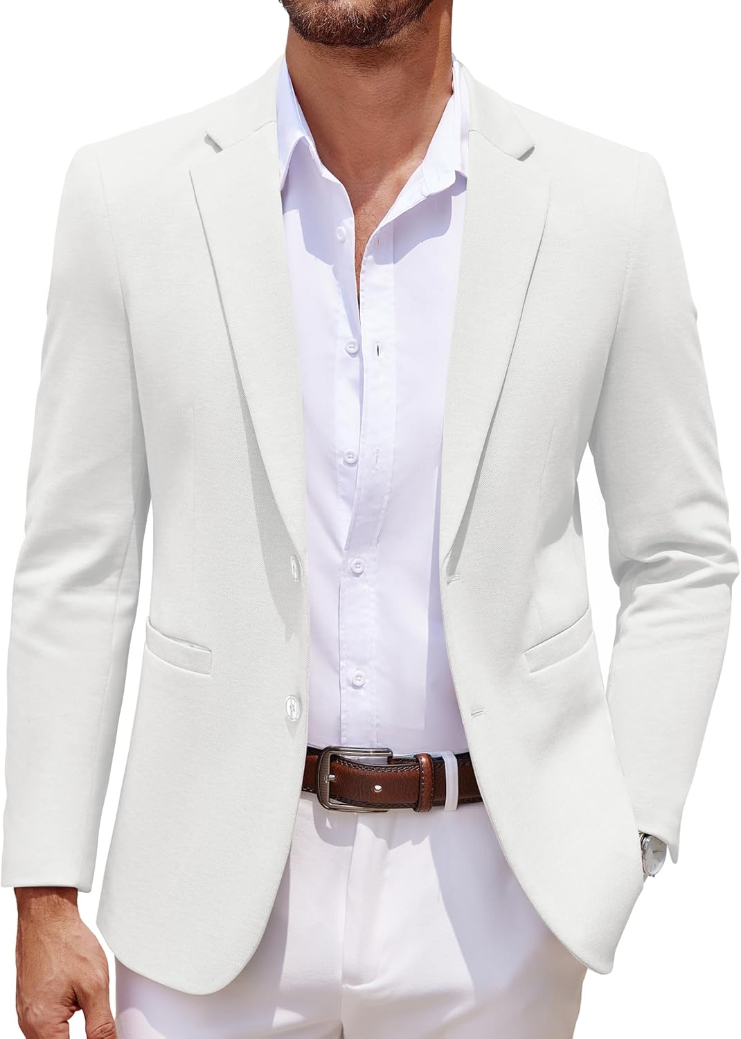 COOFANDY Men’s Casual Knit Blazer Jacket