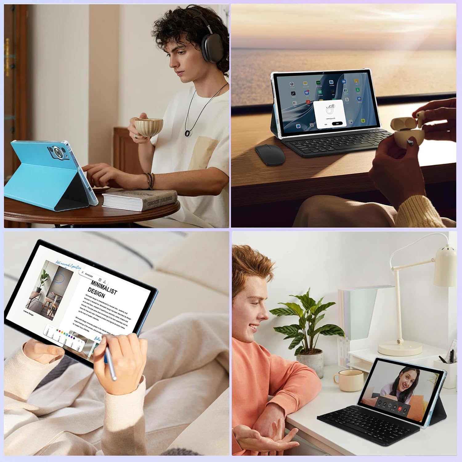 Android 15 Tablet 30GB RAM 128GB ROM 1TB TF