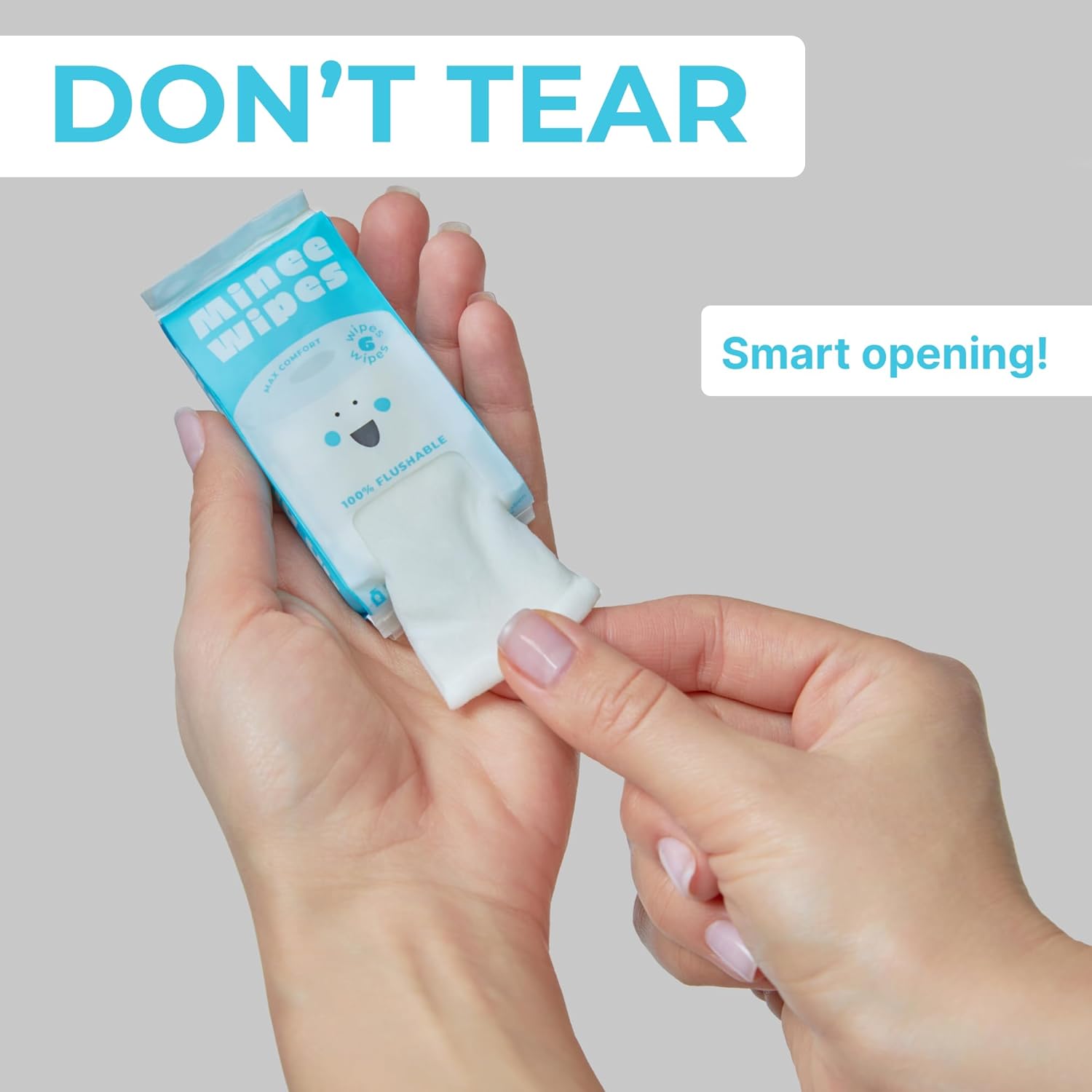 Impossibly Compact Travel Flushable Wipes