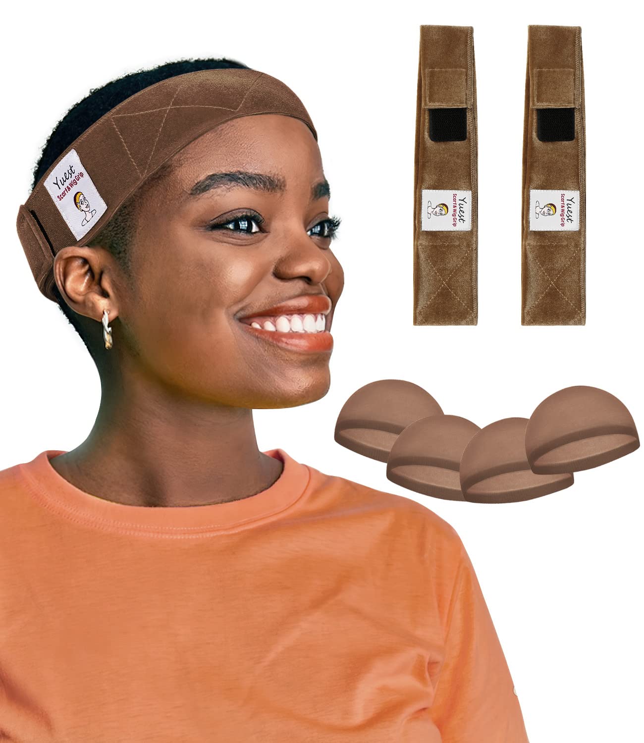 Wig Grip Band - Velvet Wig Grips Adjustable Headband