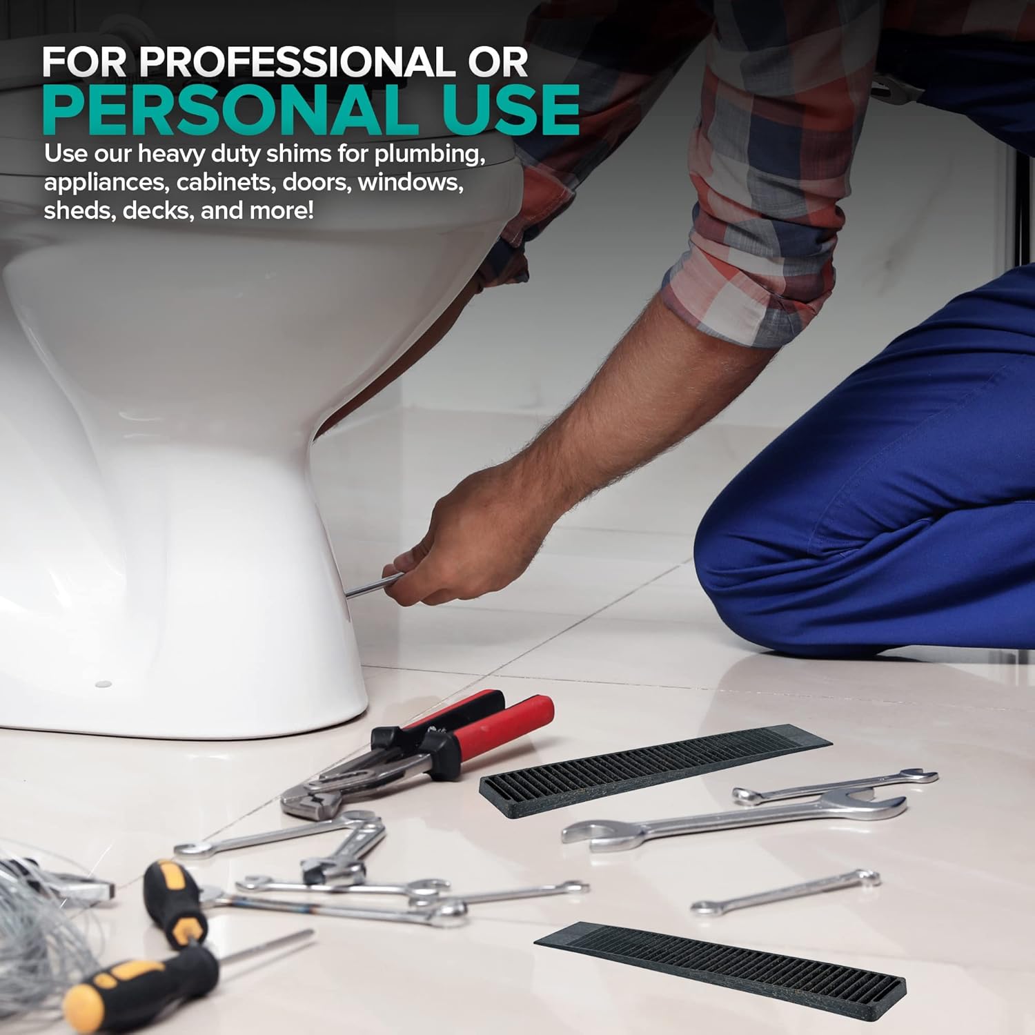 Hard Composite Shims for Home Improvement