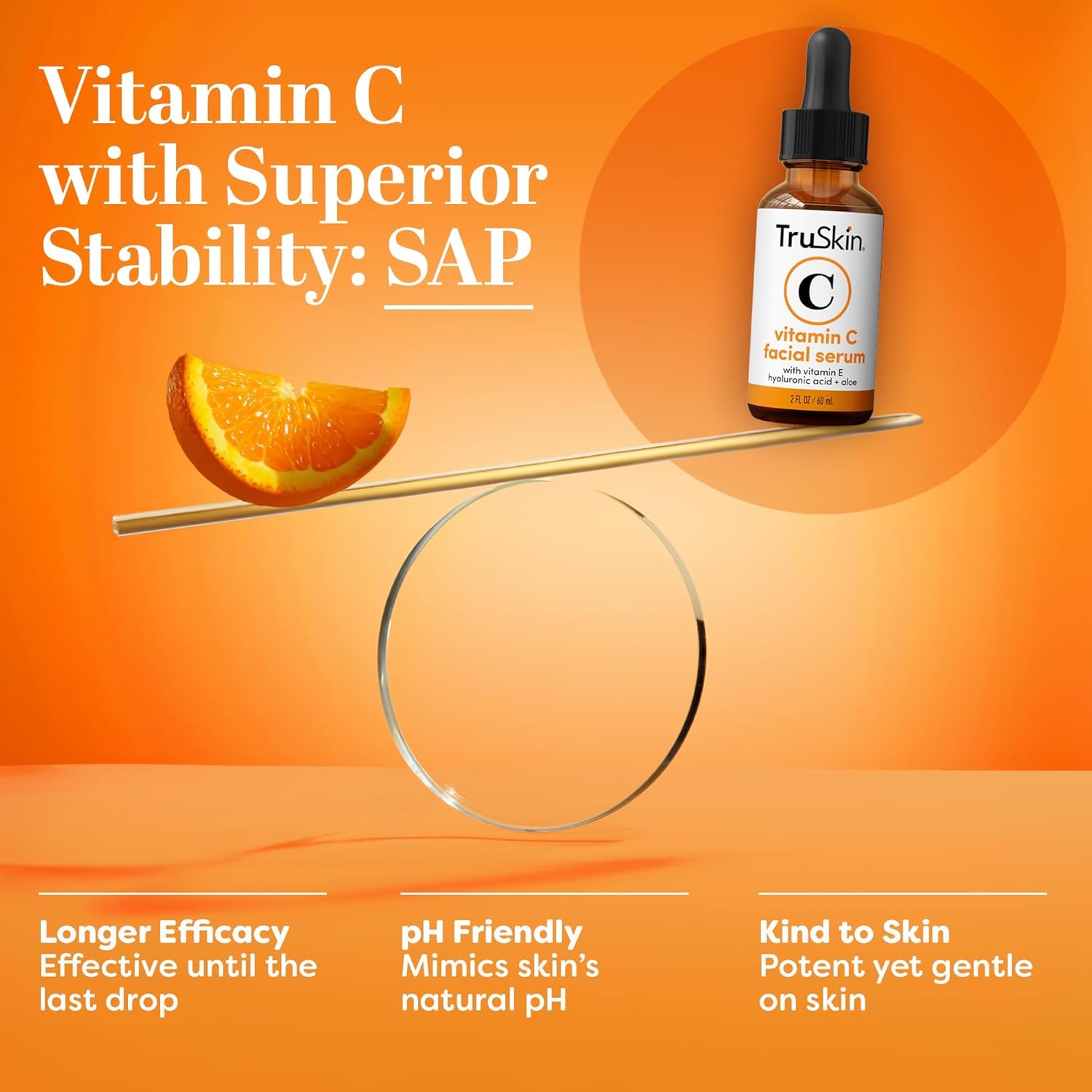 TruSkin Vitamin C Face Serum with Hyaluronic Acid