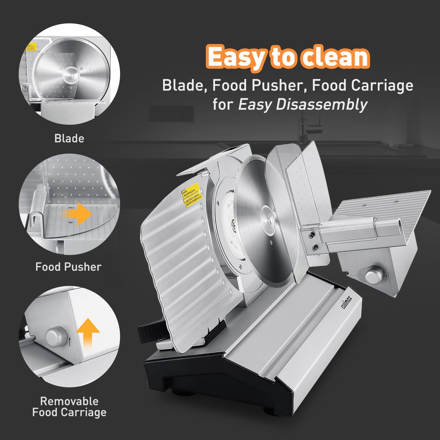 Removable Blade Food Slicer for Home Kitchen