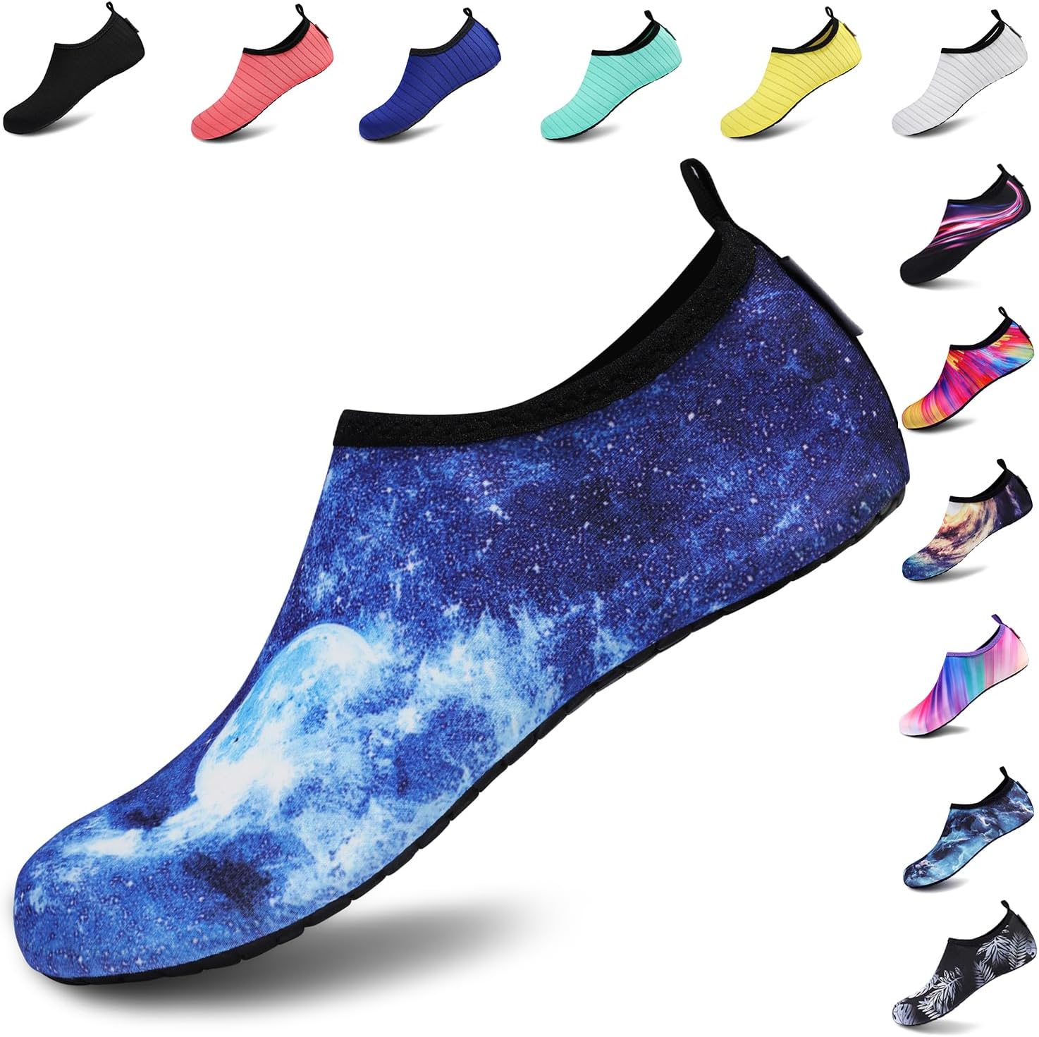 VIFUUR Water Shoes – Barefoot Quick-Dry Aqua Socks
