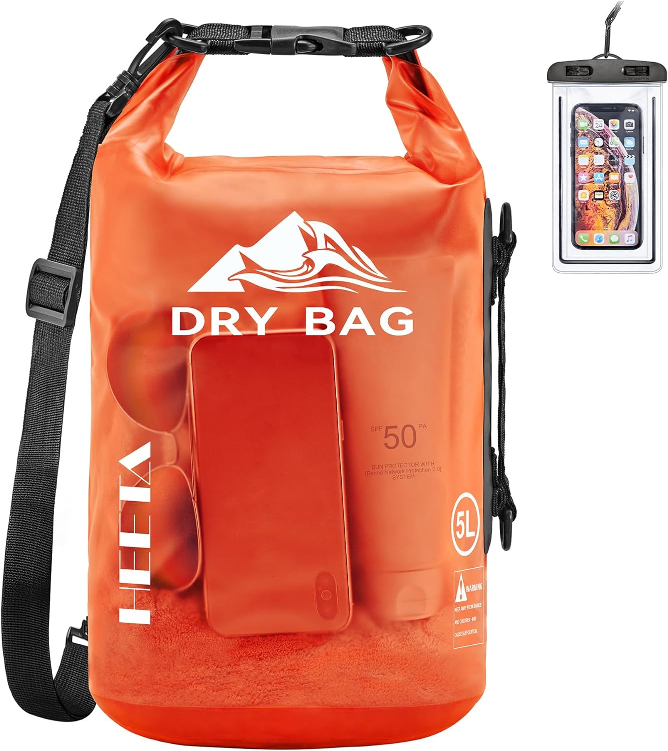 HEETA Waterproof Dry Bag for Travel