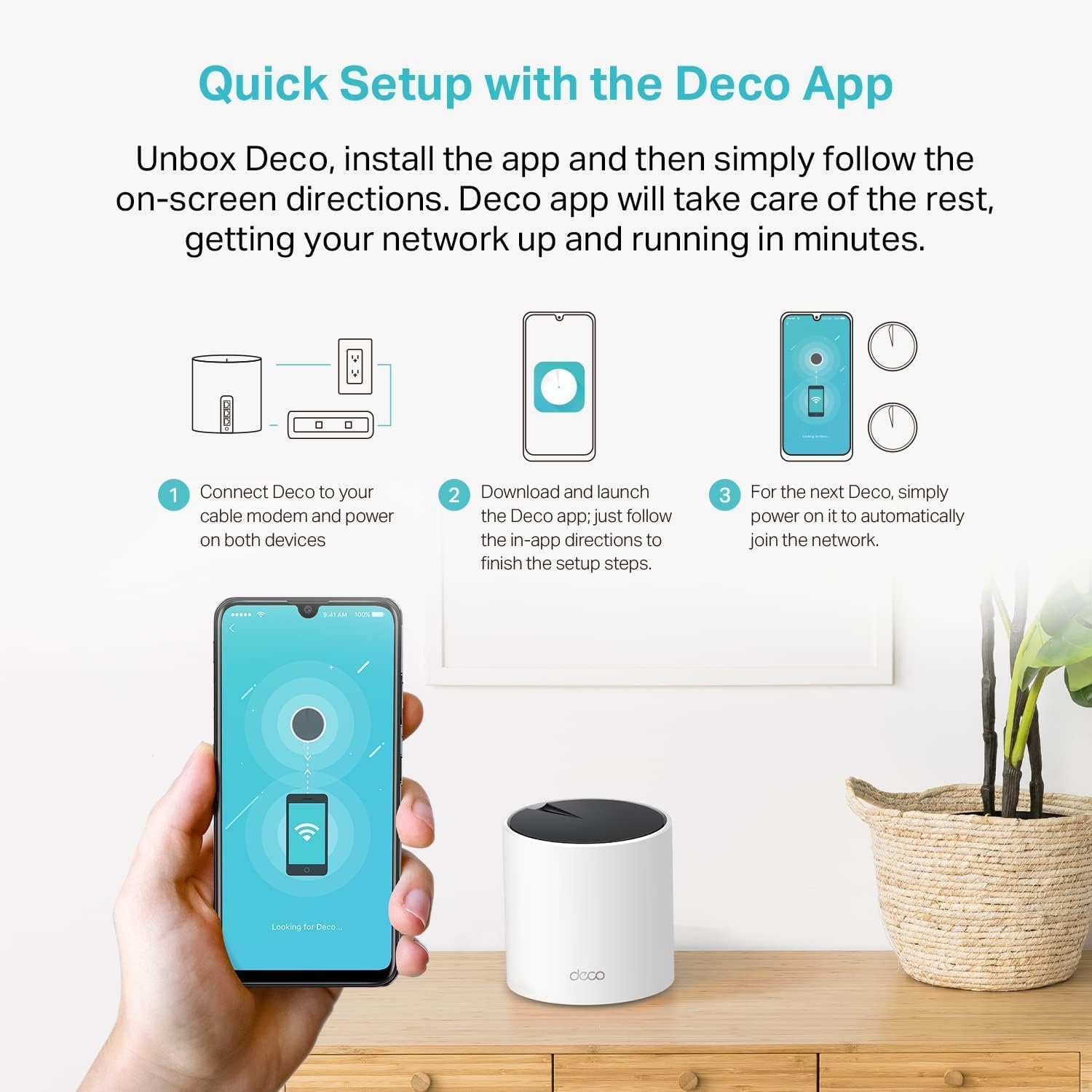 TP-Link Deco X55 AX3000 WiFi 6 Mesh System