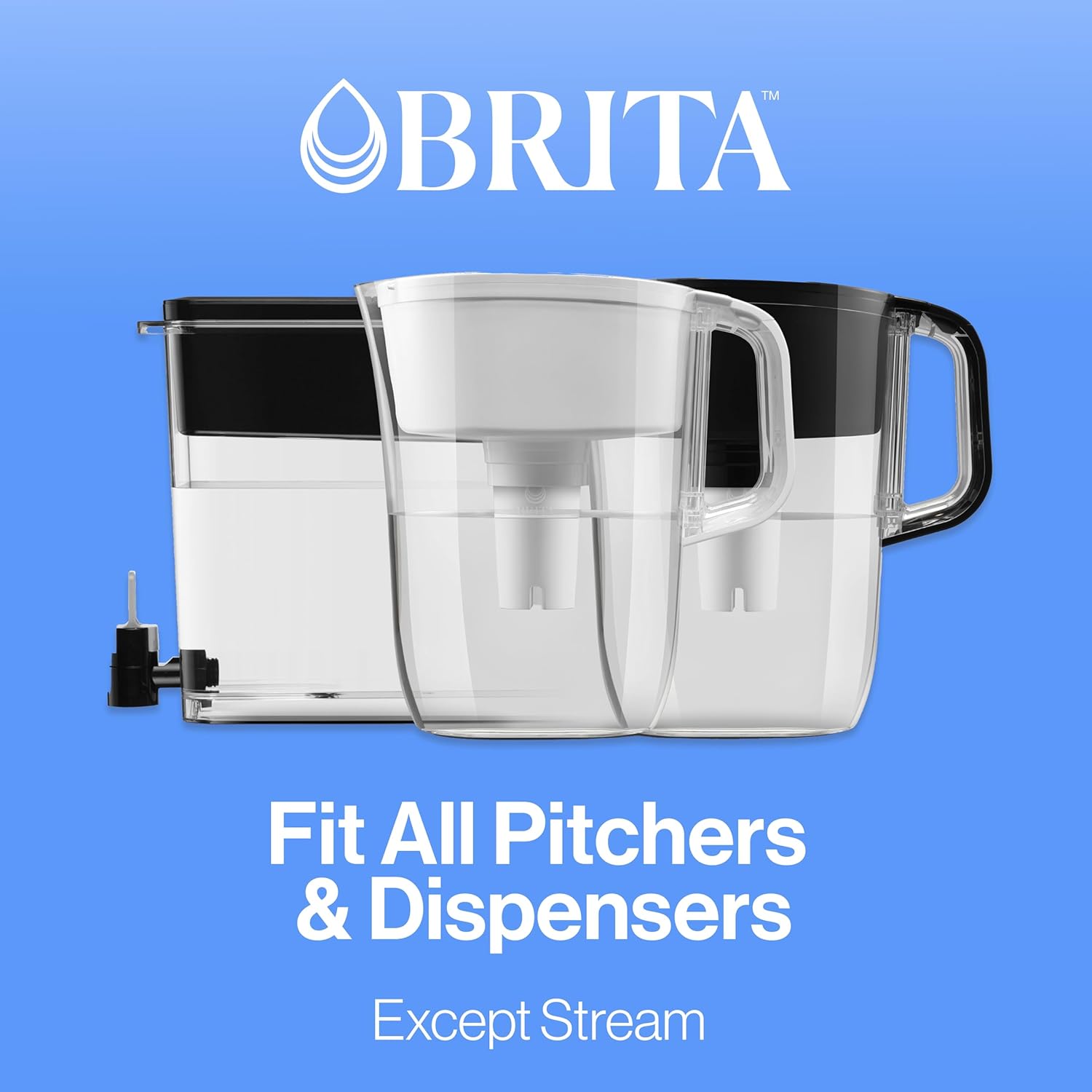 Brita Water Filter Pitchers & Dispensers 4-Pack