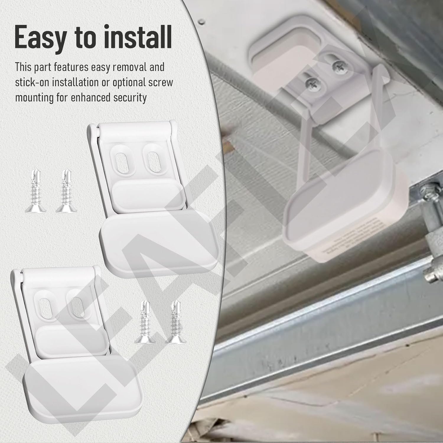 Garage Door Mount Bracket Compatible and Window Sensor